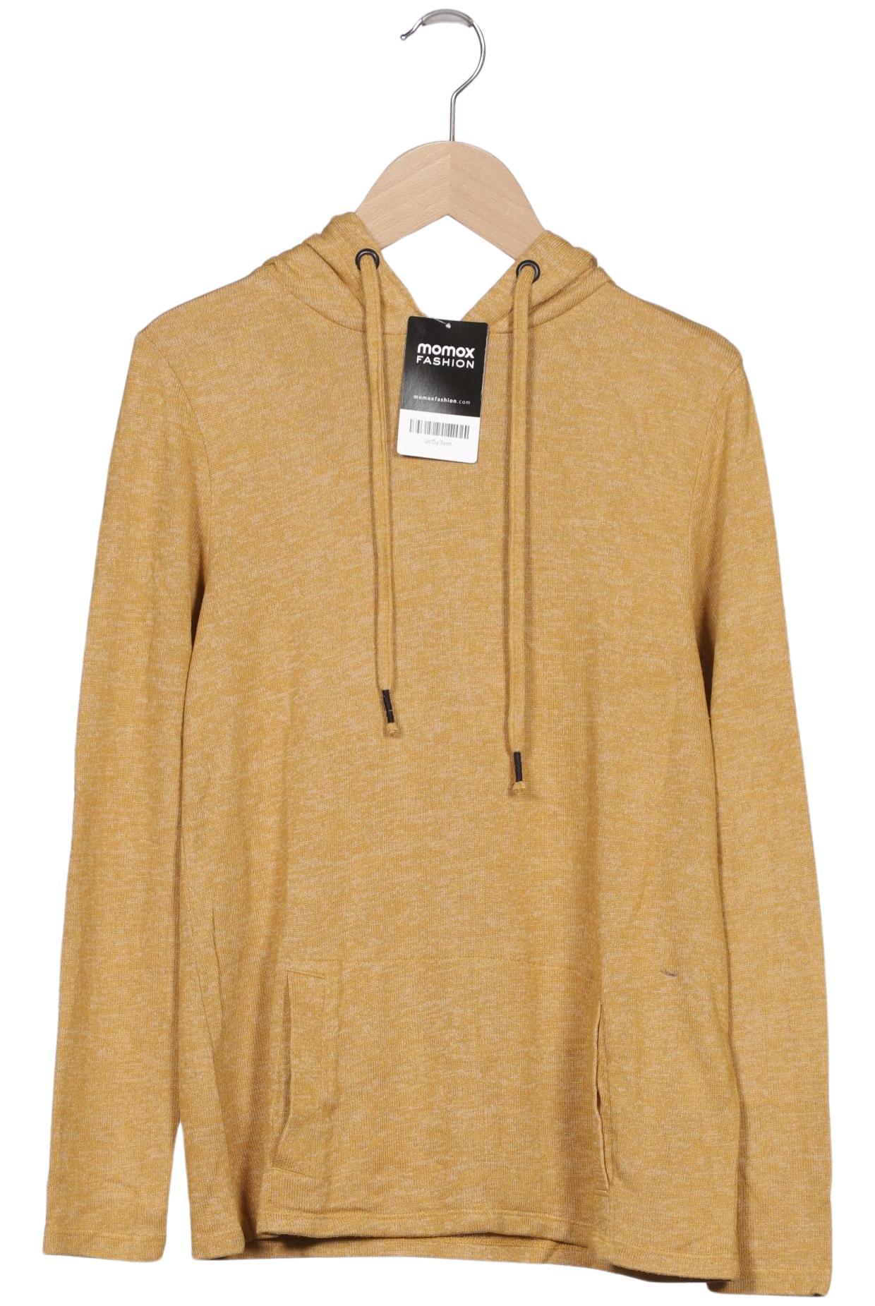 

edc by Esprit Damen Kapuzenpullover, gelb, Gr. 34