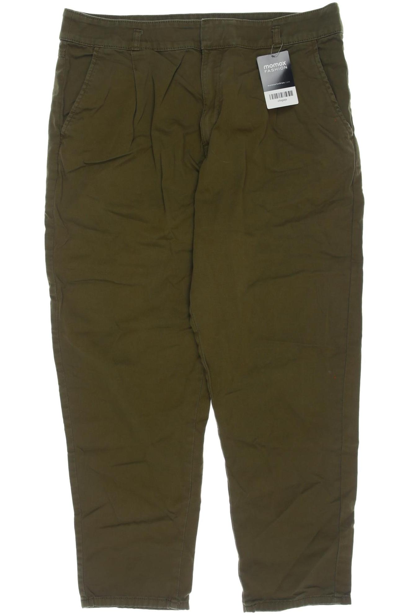 

edc by Esprit Damen Stoffhose, grün, Gr. 42