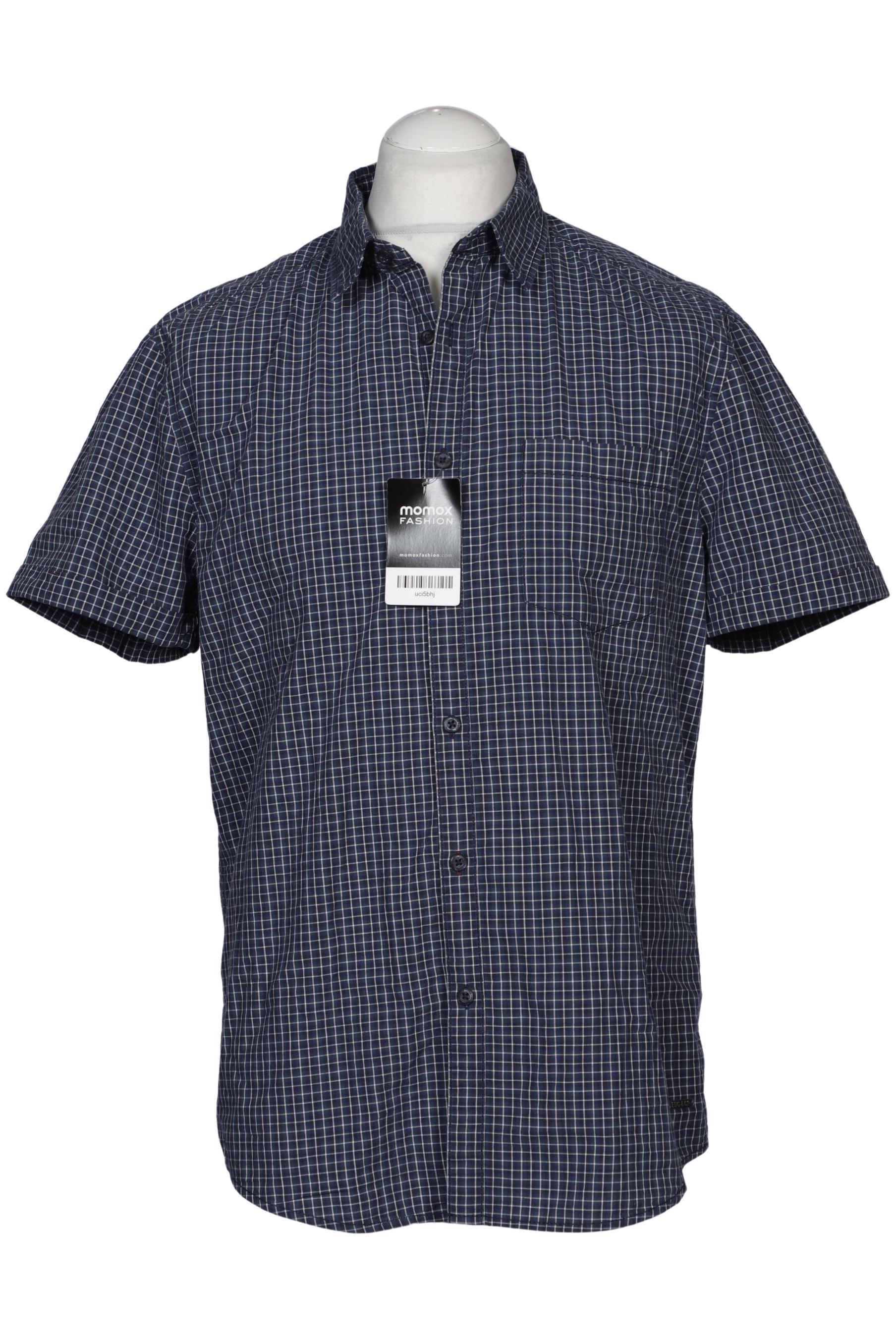 

edc by Esprit Herren Hemd, marineblau, Gr. 48