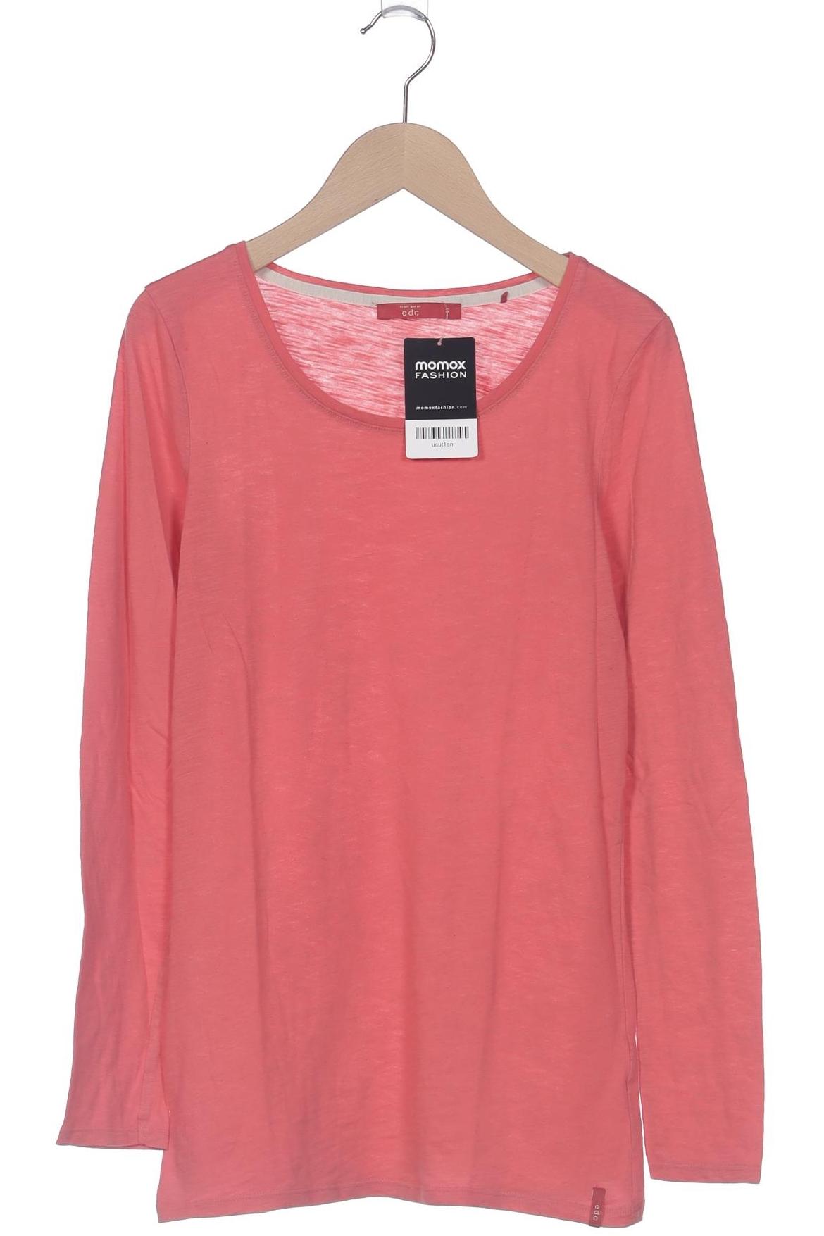 

edc by Esprit Damen Langarmshirt, pink, Gr. 36