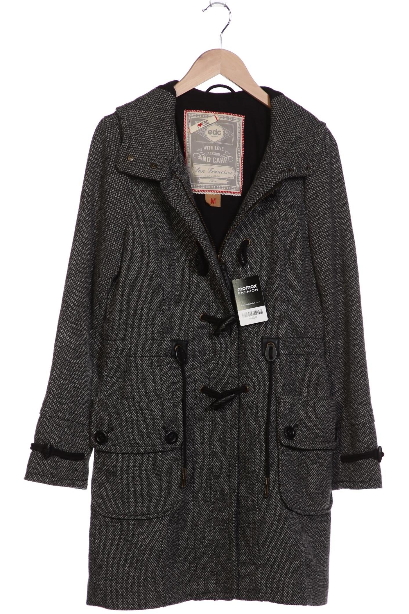 

edc by Esprit Damen Mantel, grau, Gr. 38