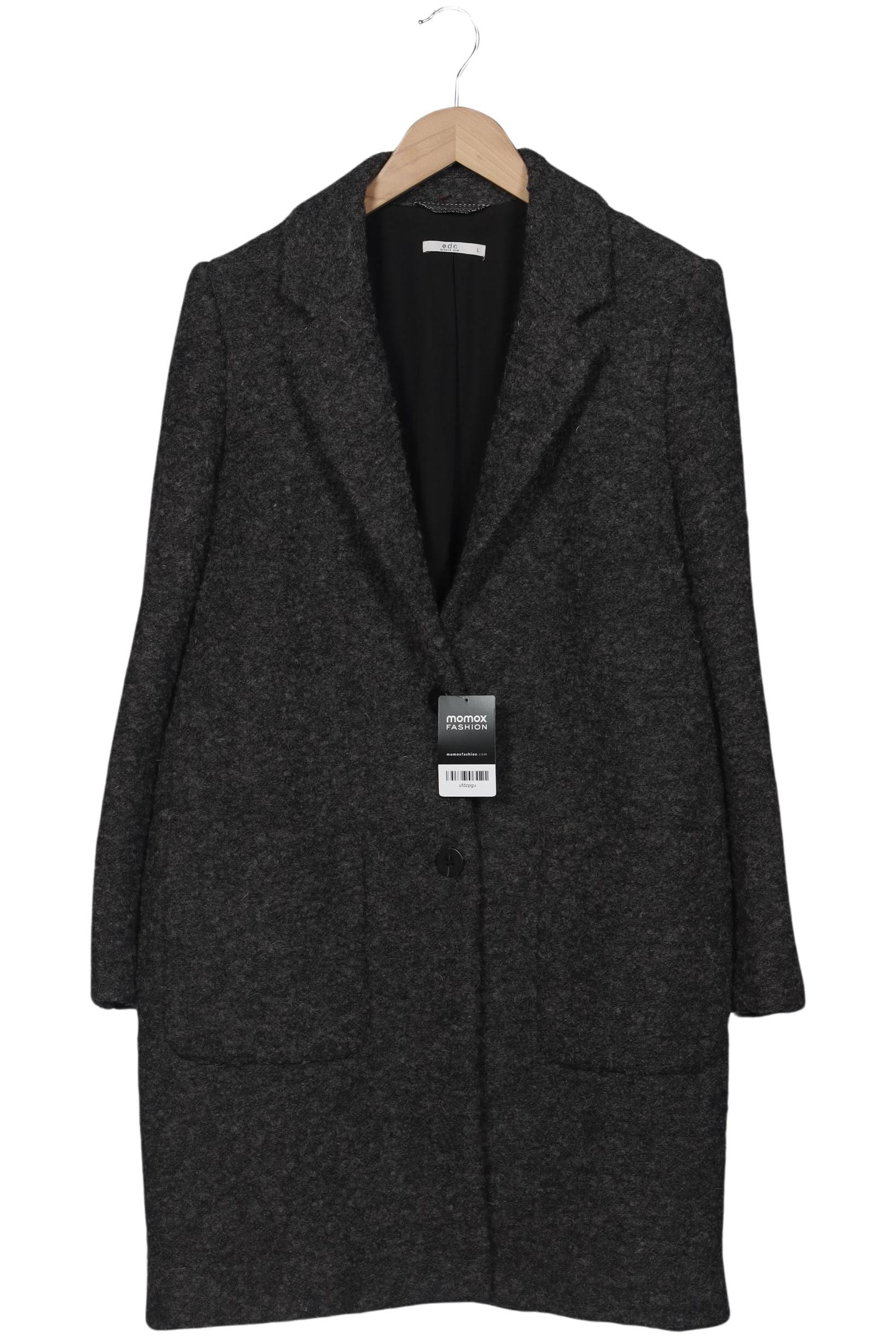 

edc by Esprit Damen Mantel, grau, Gr. 42
