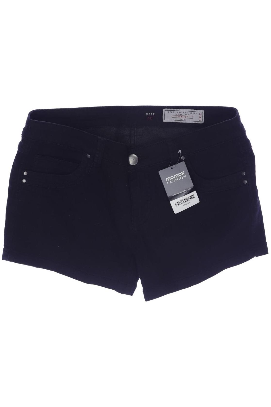 

edc by Esprit Damen Shorts, schwarz, Gr. 40