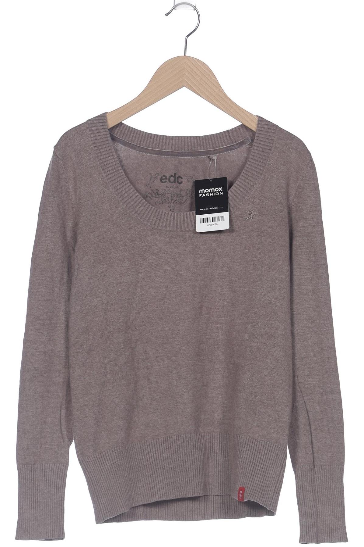 

edc by Esprit Damen Pullover, braun, Gr. 36
