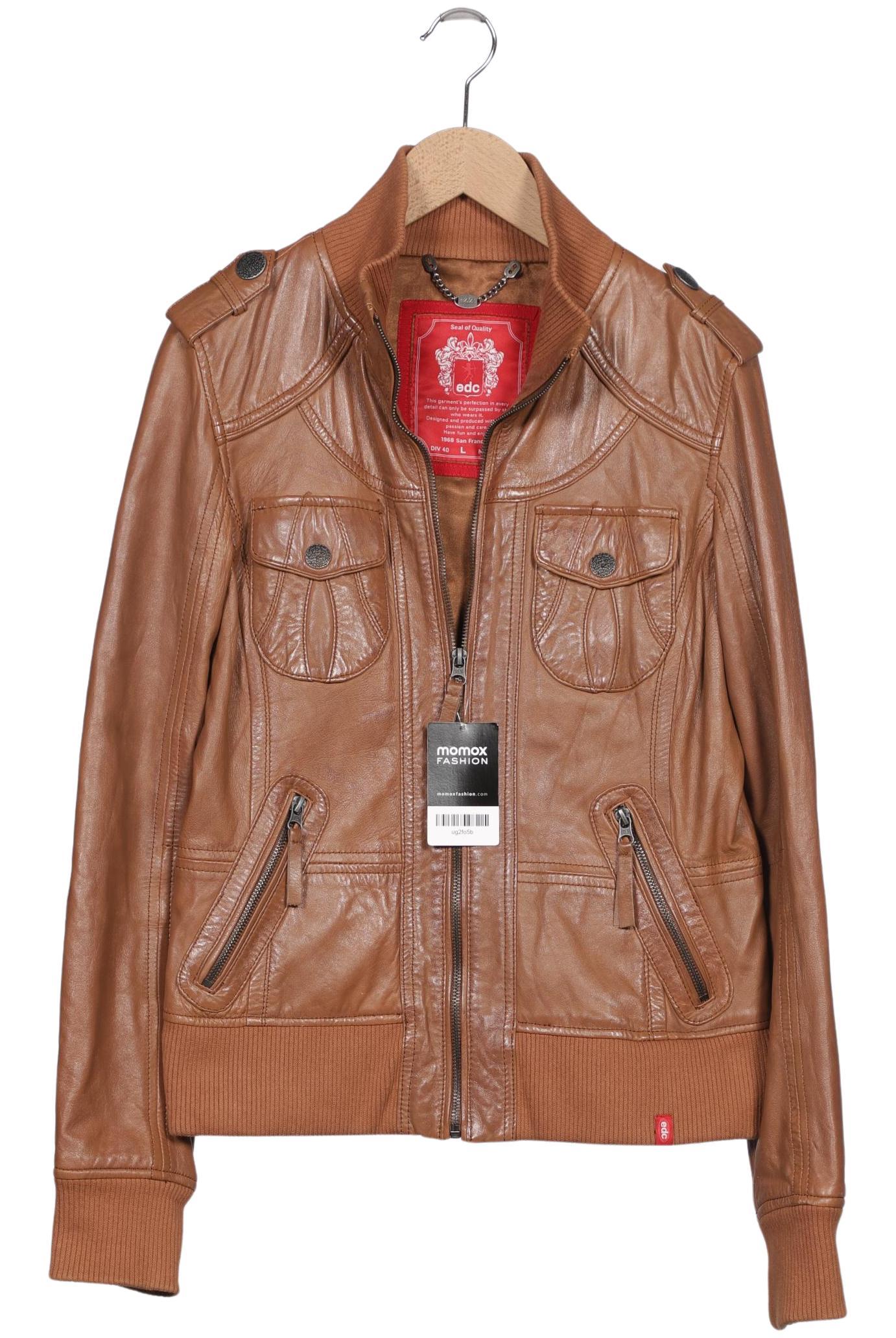 

edc by Esprit Damen Jacke, braun, Gr. 42