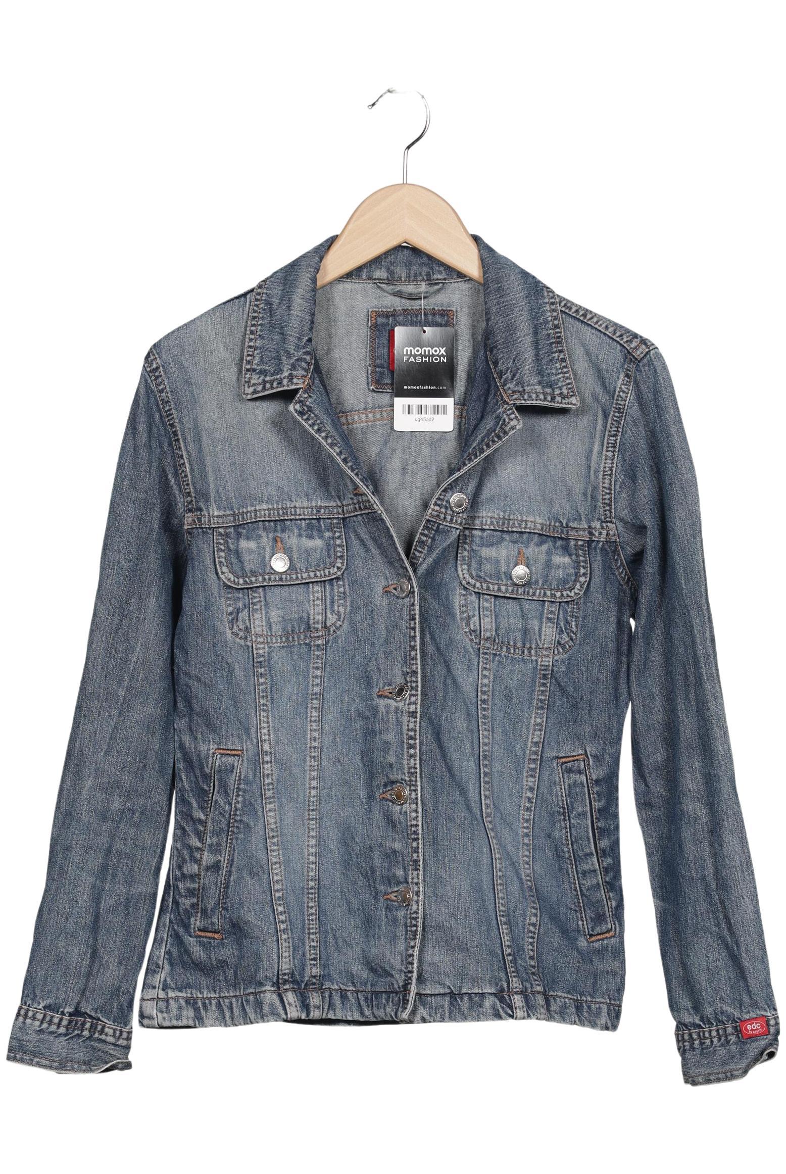 

edc by Esprit Damen Jacke, blau, Gr. 36