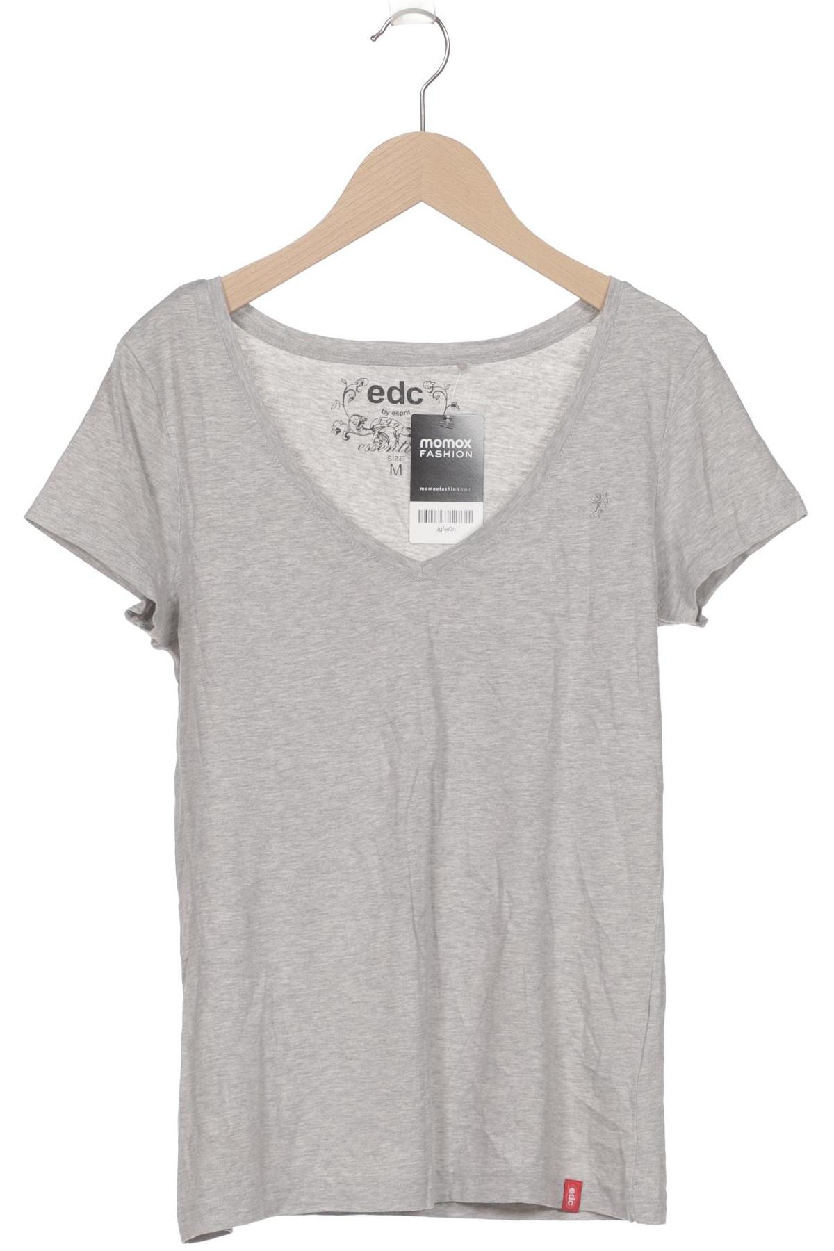 

edc by Esprit Damen T-Shirt, grau, Gr. 38