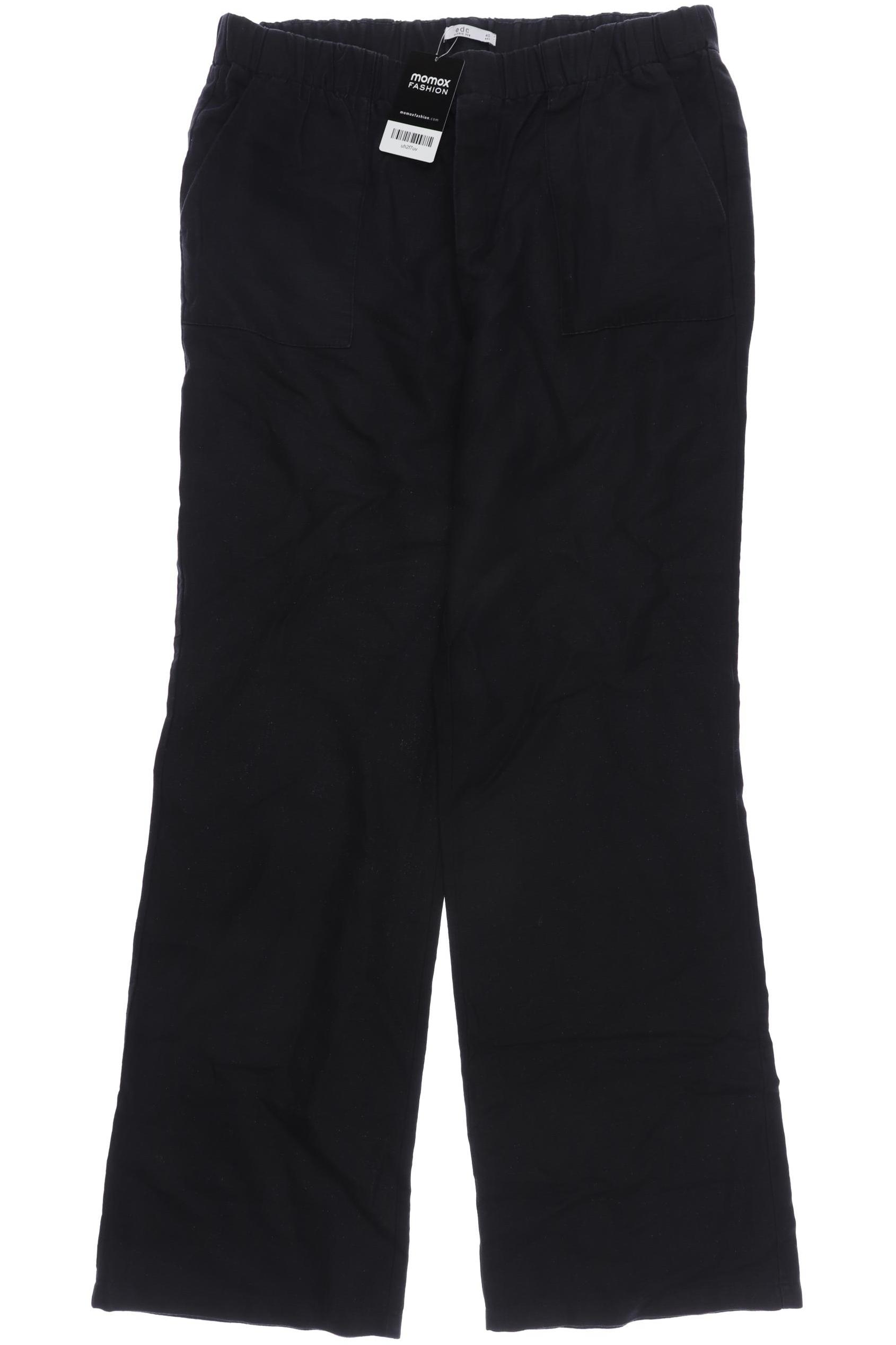 

edc by Esprit Damen Stoffhose, schwarz, Gr. 40