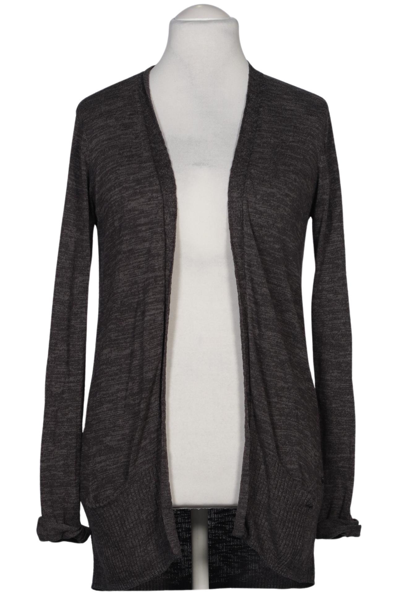 

edc by Esprit Damen Strickjacke, grau, Gr. 42