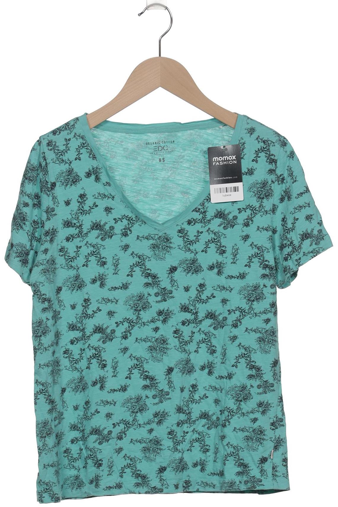 

edc by Esprit Damen T-Shirt, türkis, Gr. 34