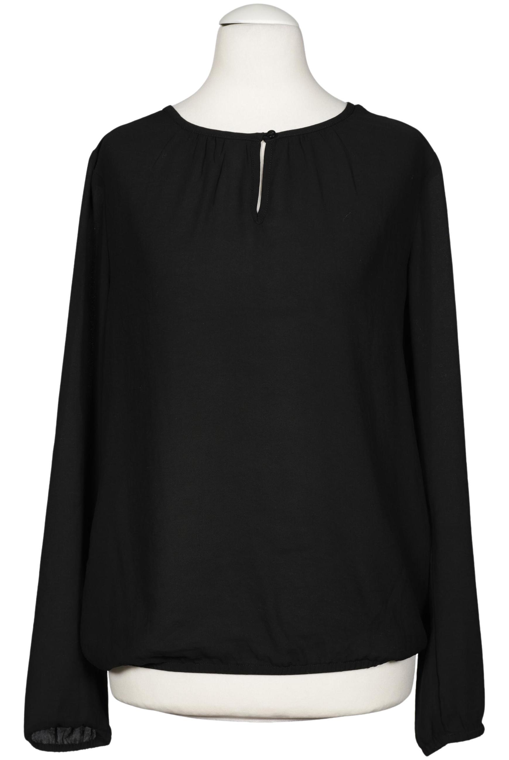 

edc by Esprit Damen Bluse, schwarz, Gr. 34