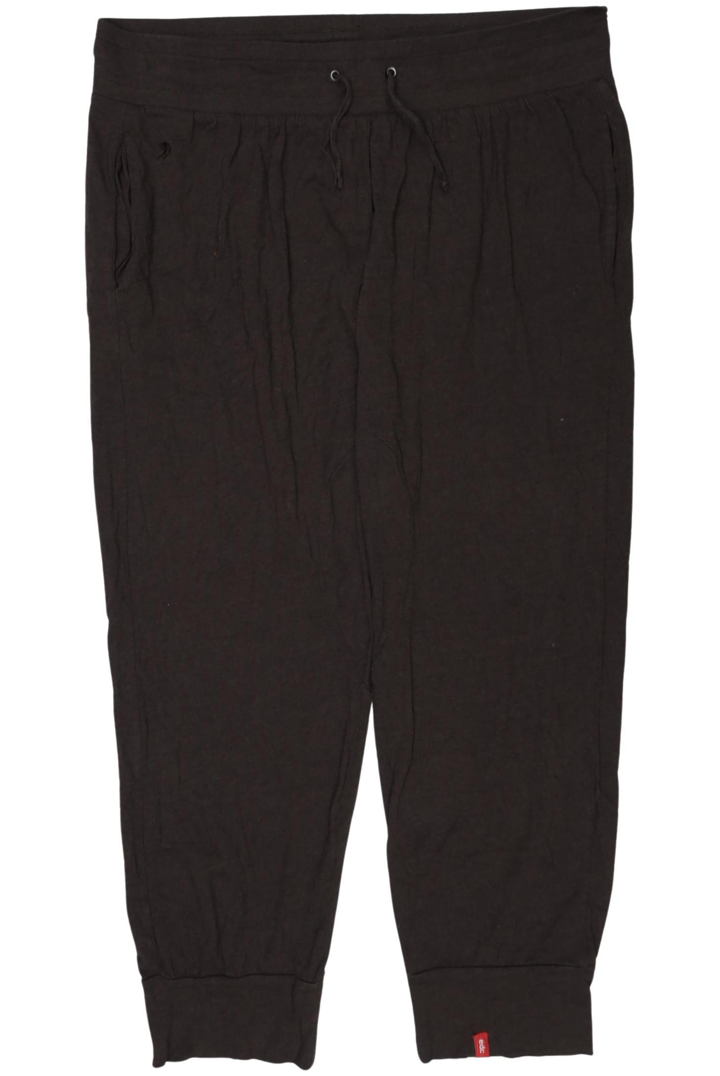 

edc by Esprit Damen Stoffhose, braun, Gr. 0