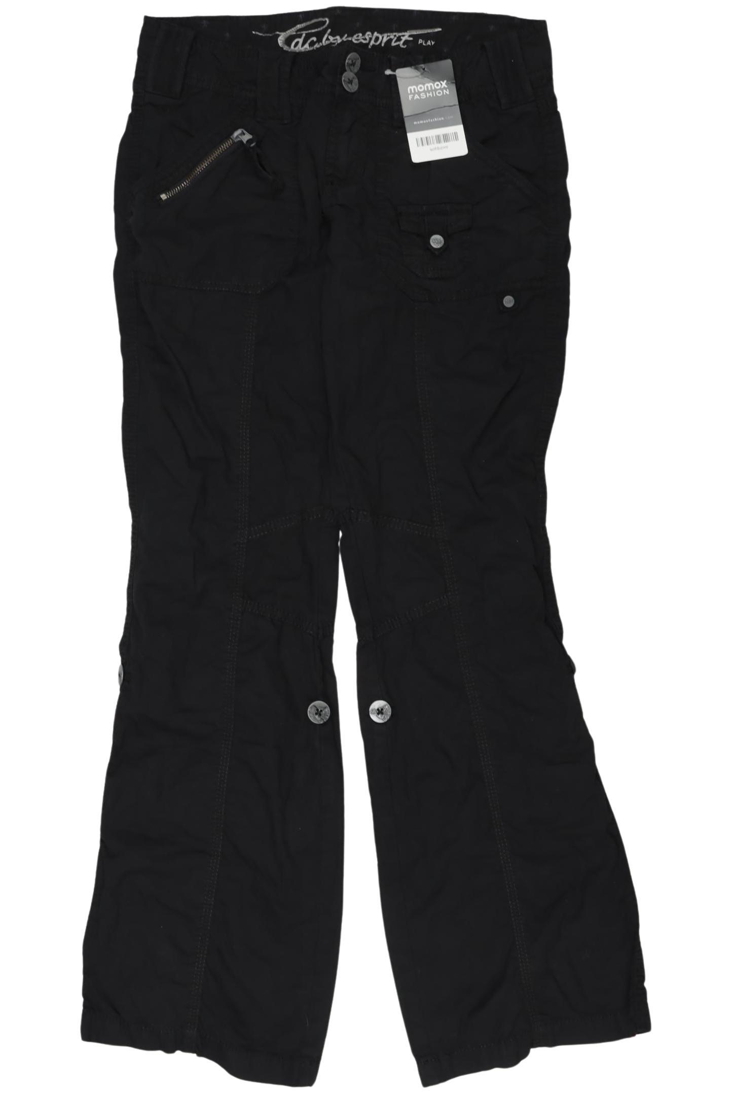 

edc by Esprit Damen Stoffhose, schwarz, Gr. 32