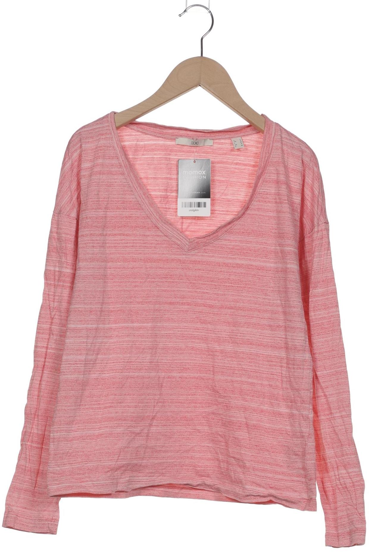 

edc by Esprit Damen Langarmshirt, pink, Gr. 36