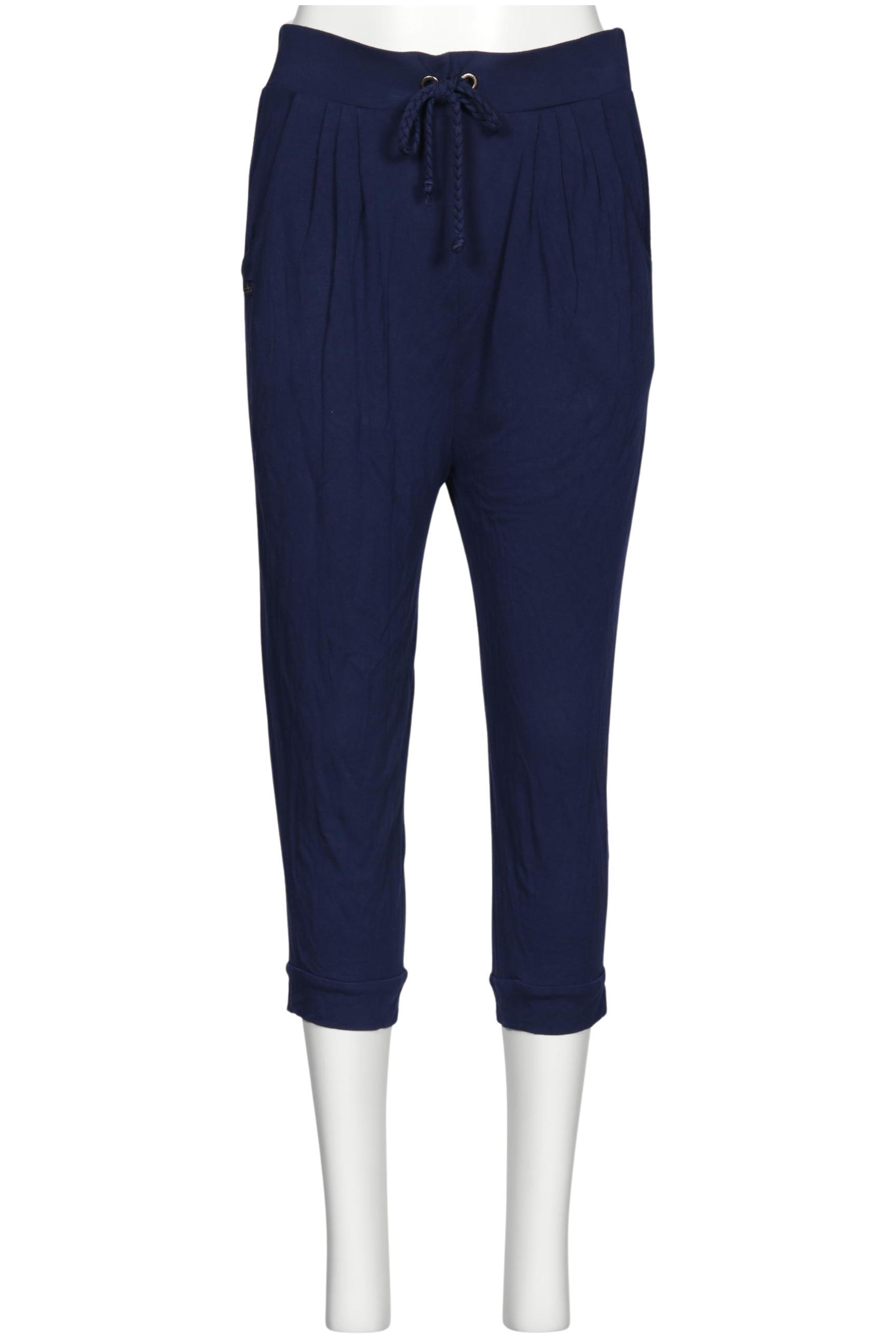 

edc by Esprit Damen Stoffhose, marineblau, Gr. 0