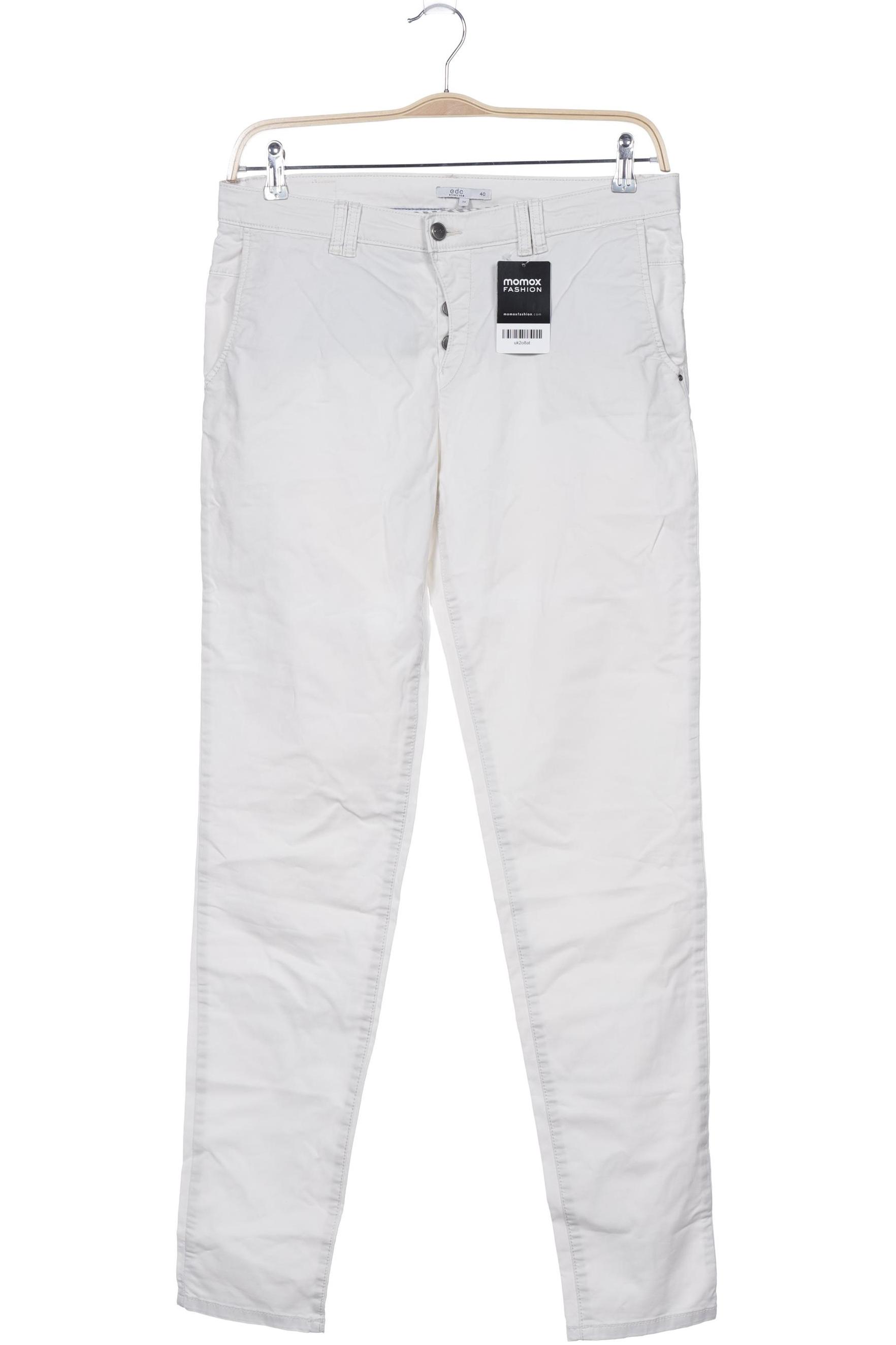 

edc by Esprit Damen Jeans, weiß, Gr. 40