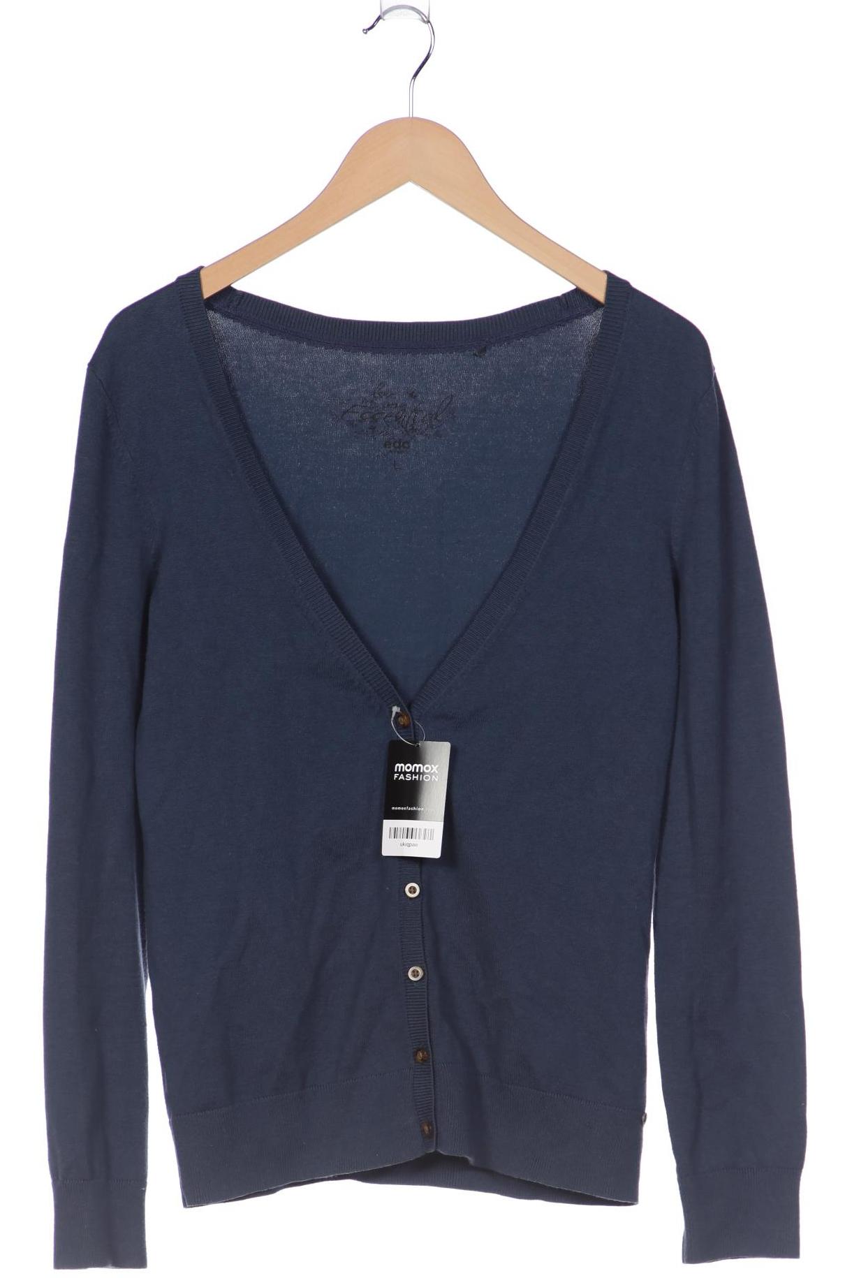 

edc by Esprit Damen Strickjacke, marineblau