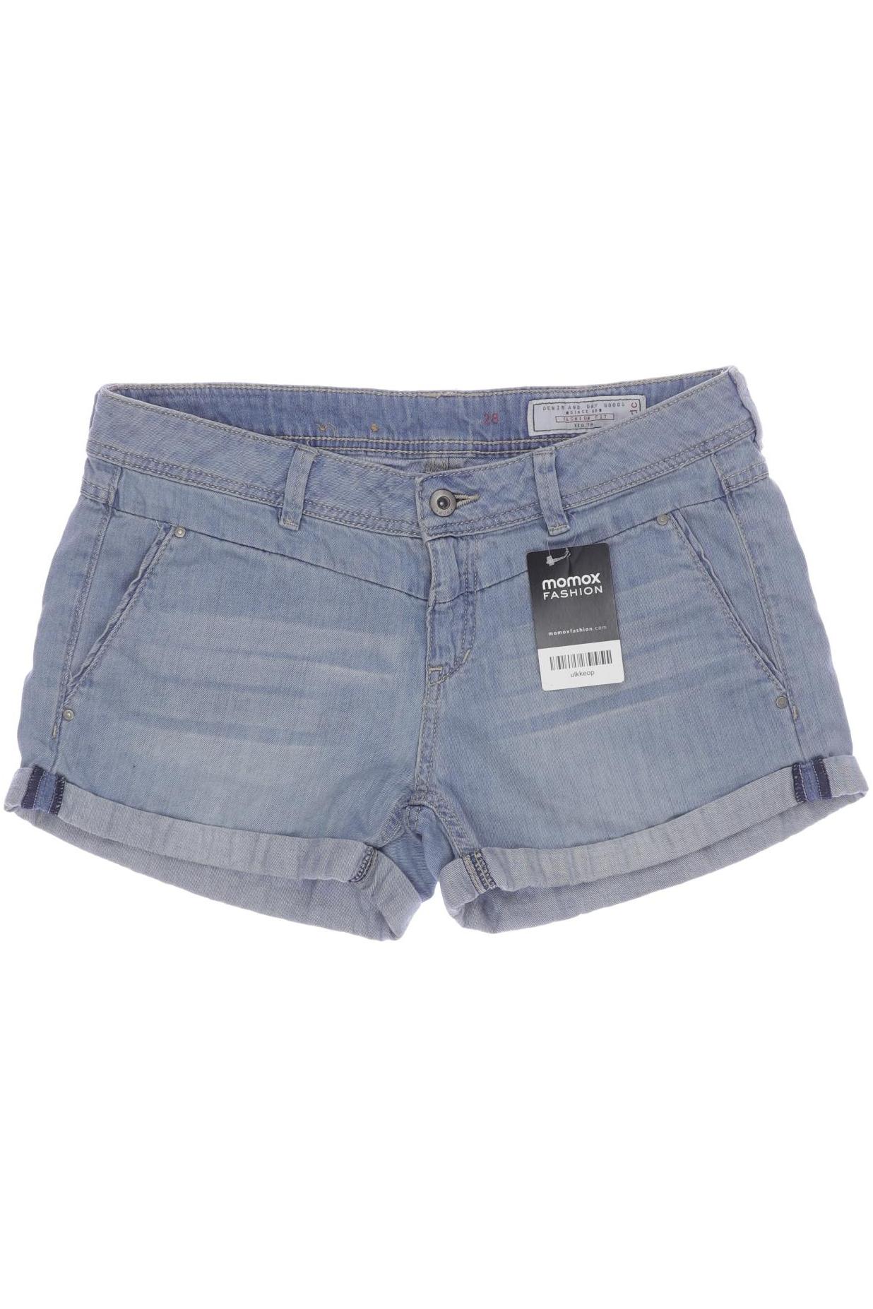 

edc by Esprit Damen Shorts, blau, Gr. 28