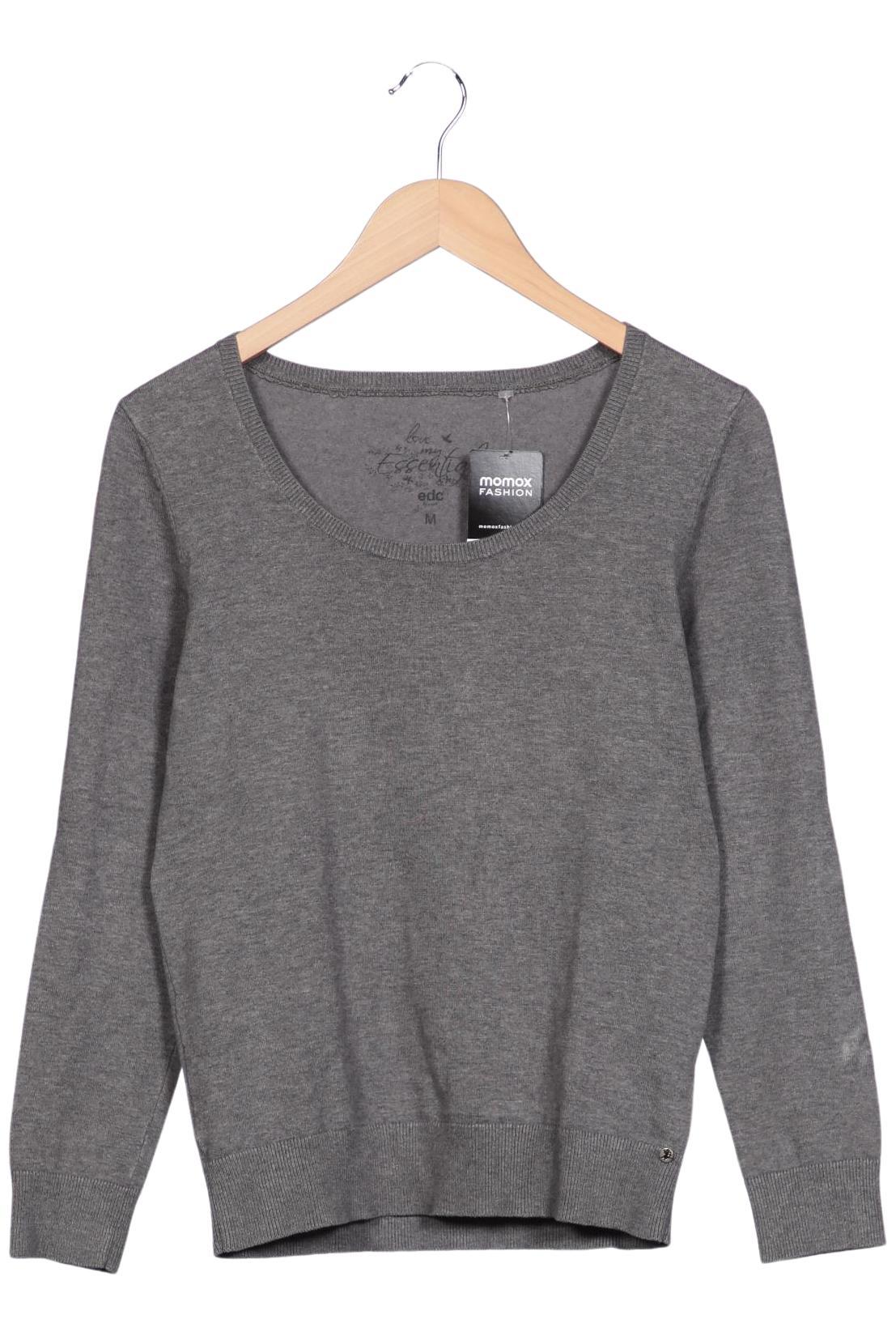 

edc by Esprit Damen Pullover, grau, Gr. 38
