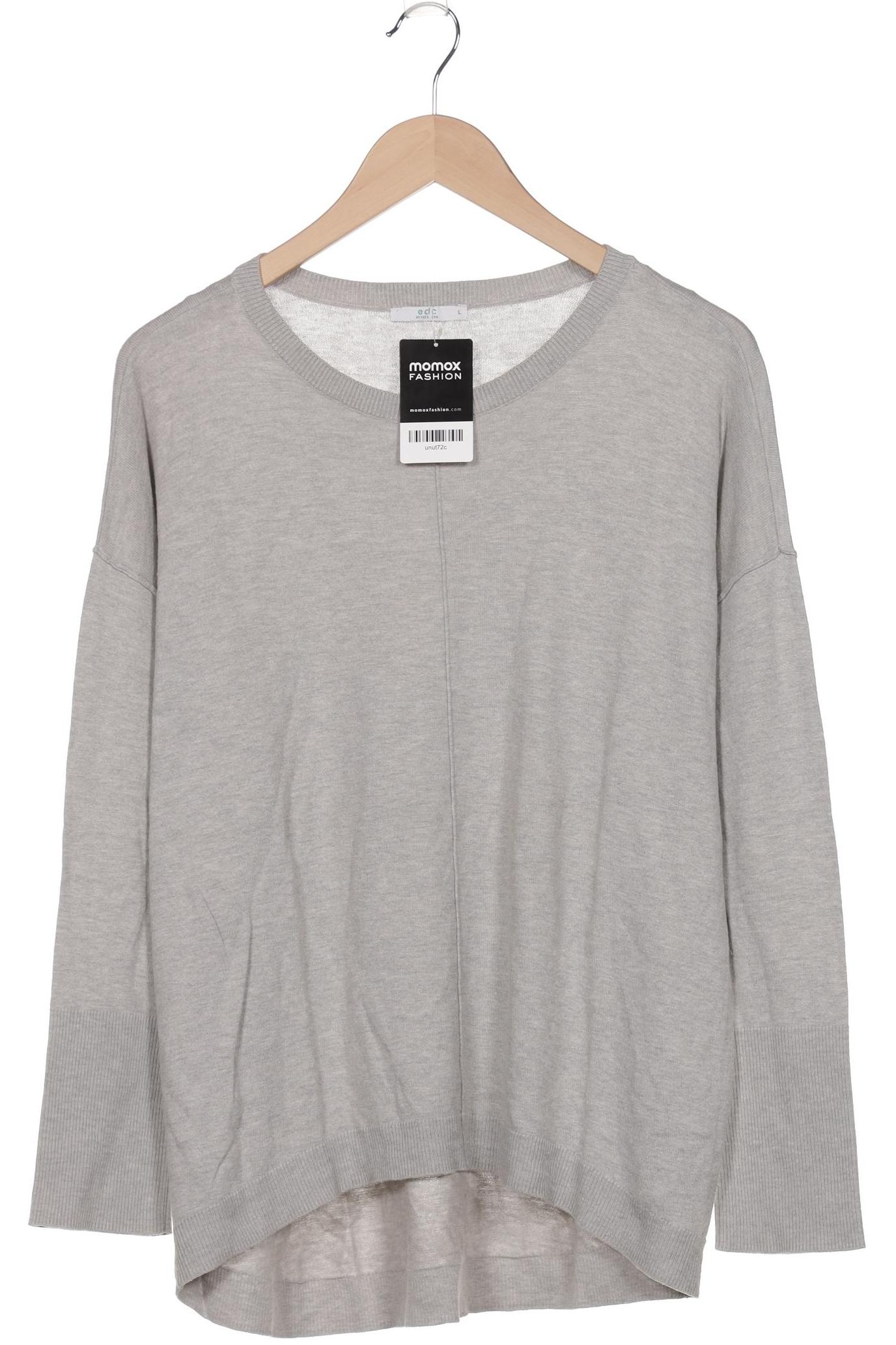 

edc by Esprit Damen Pullover, grau, Gr. 42