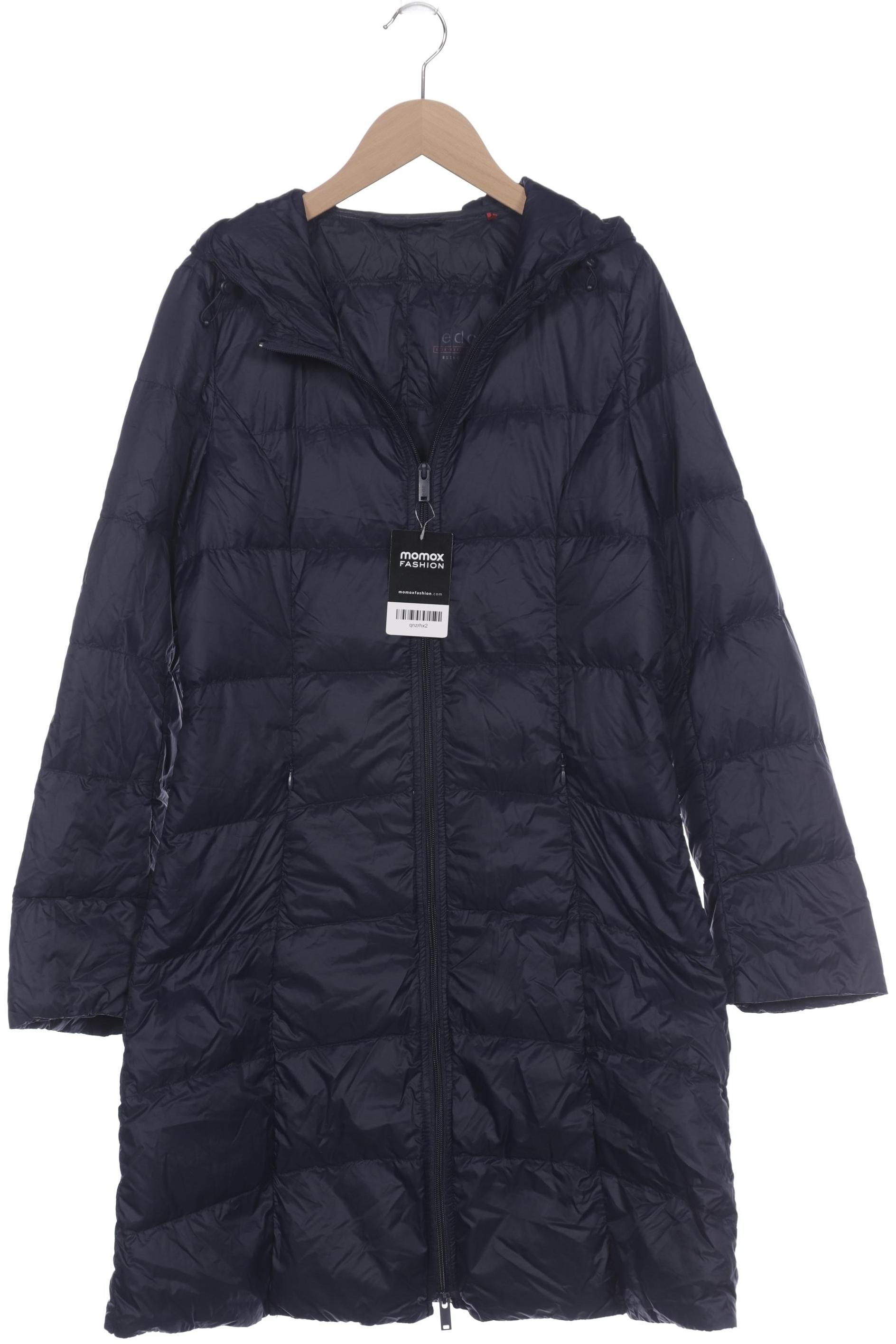 

edc by Esprit Damen Mantel, blau, Gr. 34