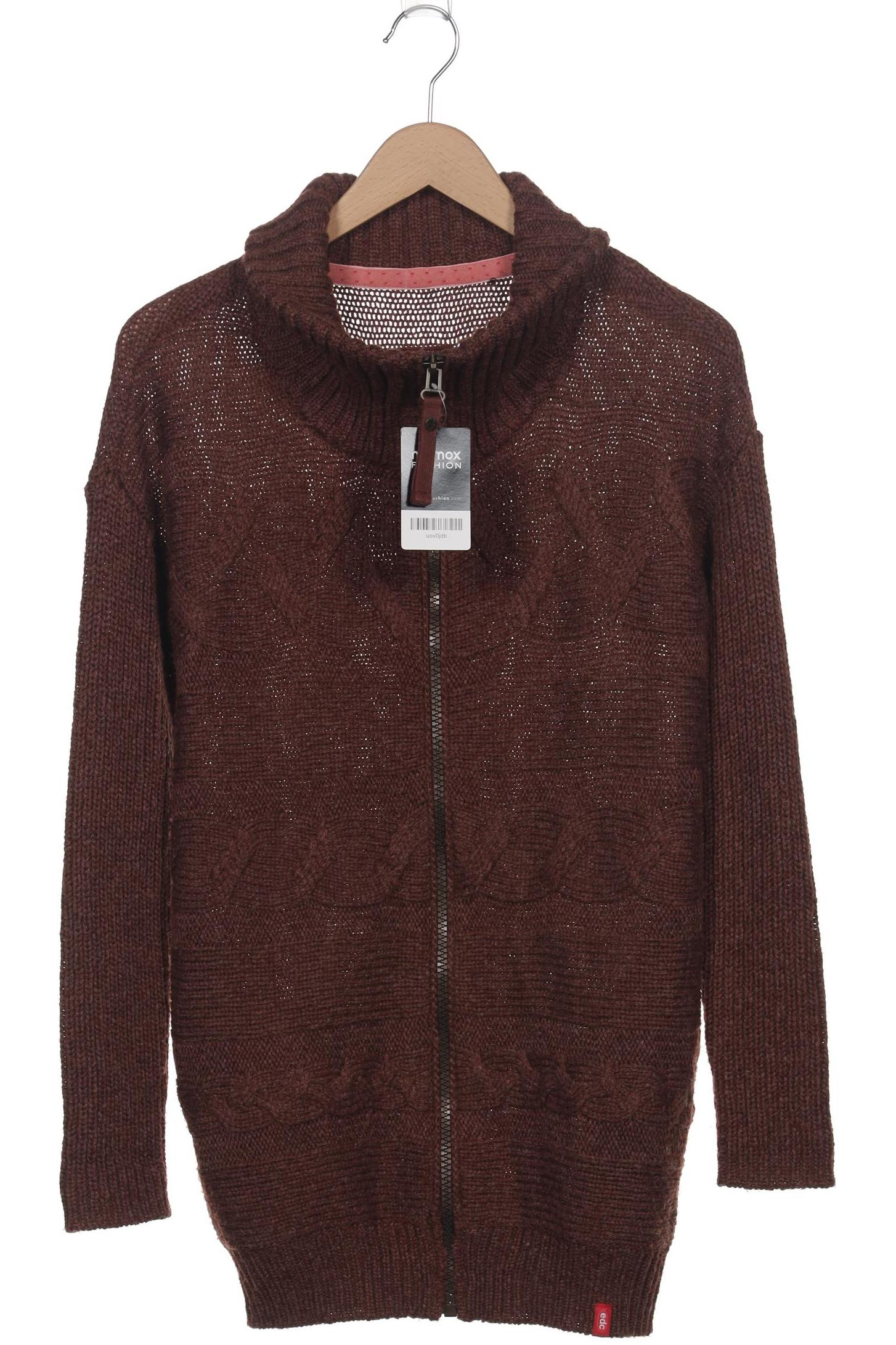 

edc by Esprit Damen Strickjacke, bordeaux, Gr. 34