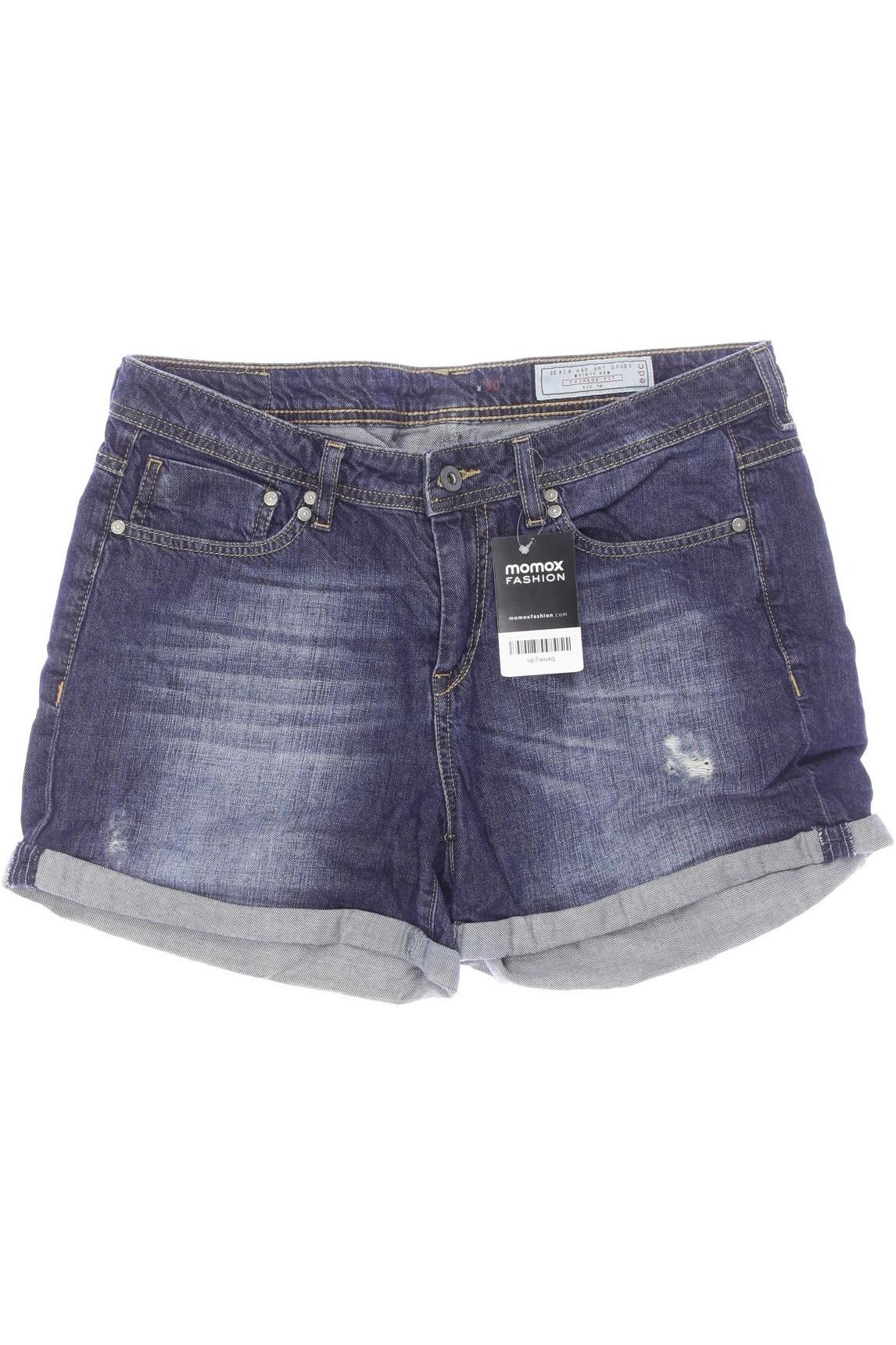 

edc by Esprit Damen Shorts, blau, Gr. 30
