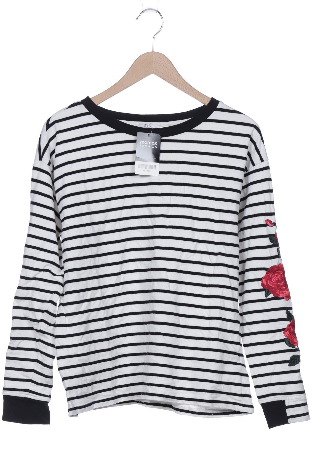 

edc by Esprit Damen Sweatshirt, schwarz, Gr. 42