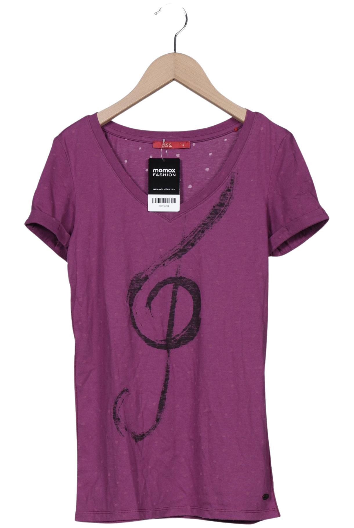 

edc by Esprit Damen T-Shirt, flieder, Gr. 36