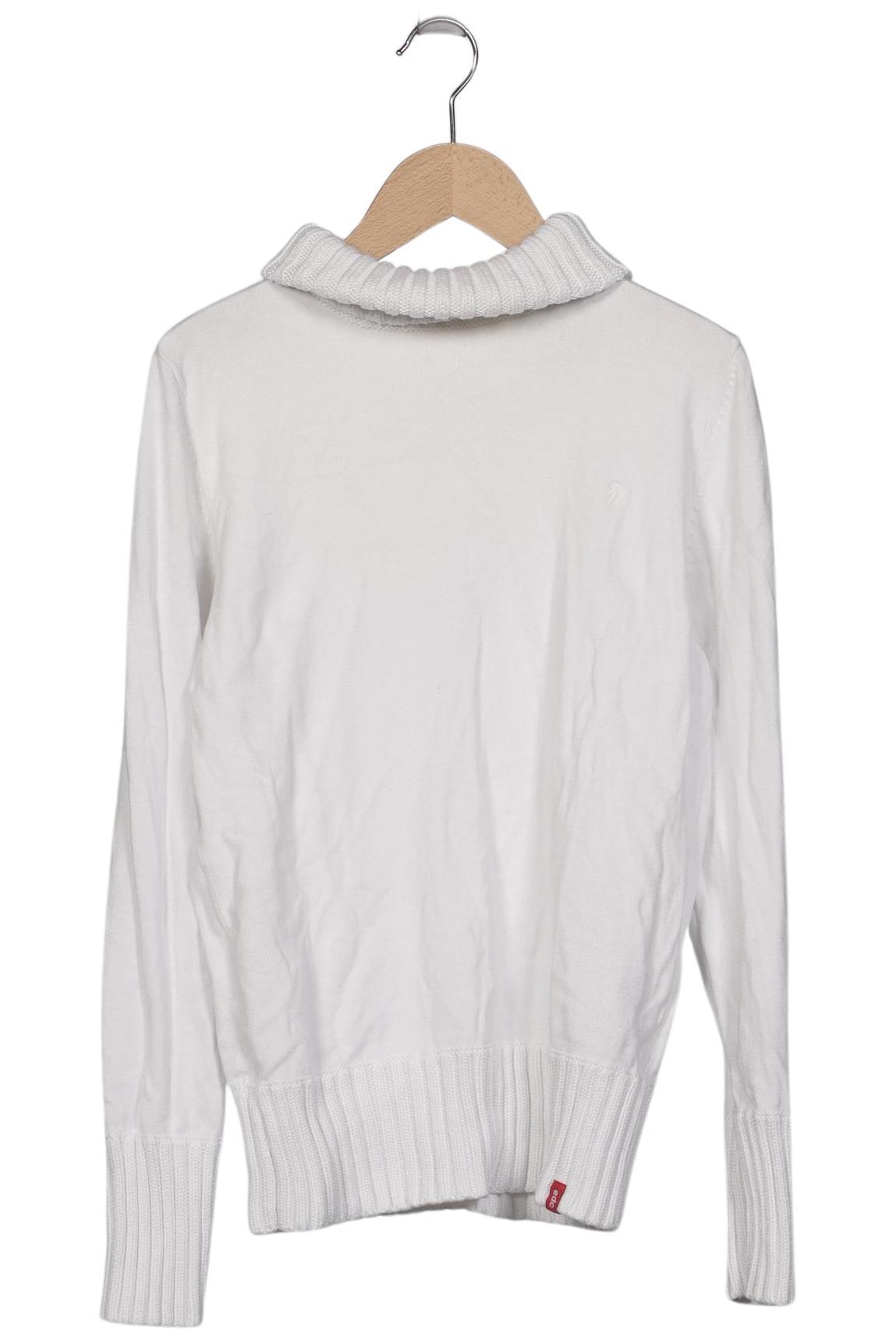 

edc by Esprit Damen Pullover, weiß, Gr. 38