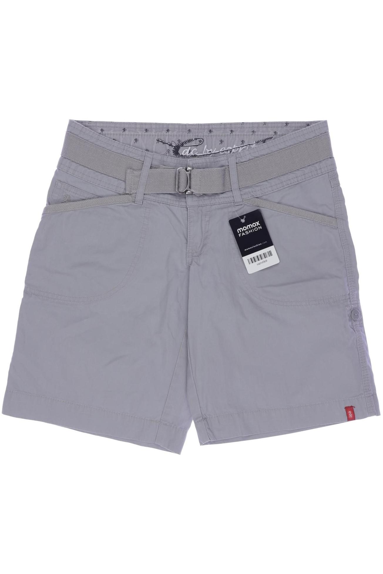 

edc by Esprit Damen Shorts, grau, Gr. 36