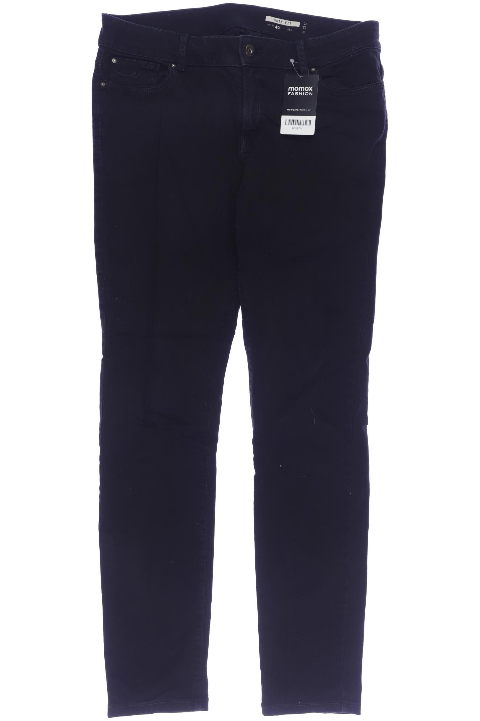 

edc by Esprit Damen Jeans, schwarz, Gr. 40