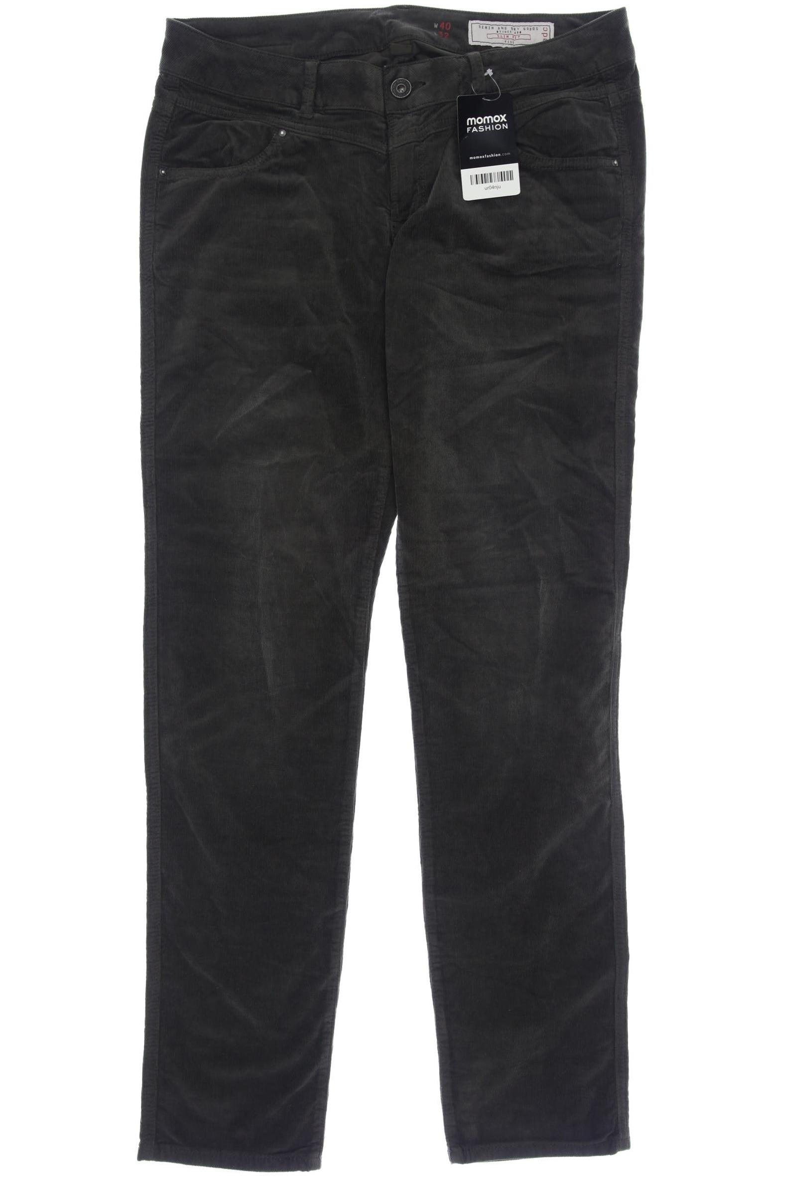 

edc by Esprit Damen Stoffhose, grau, Gr. 40
