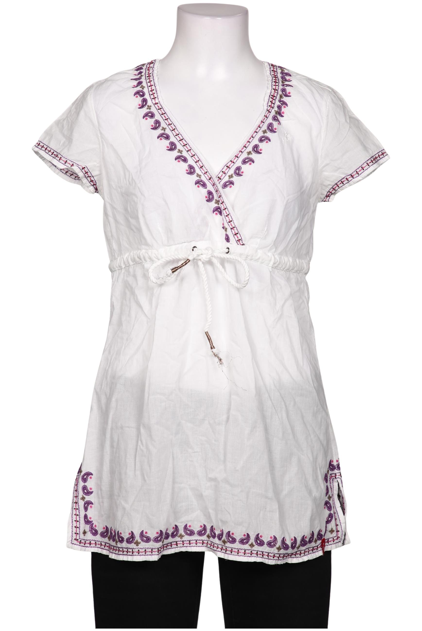 

edc by Esprit Damen Bluse, weiß, Gr. 36