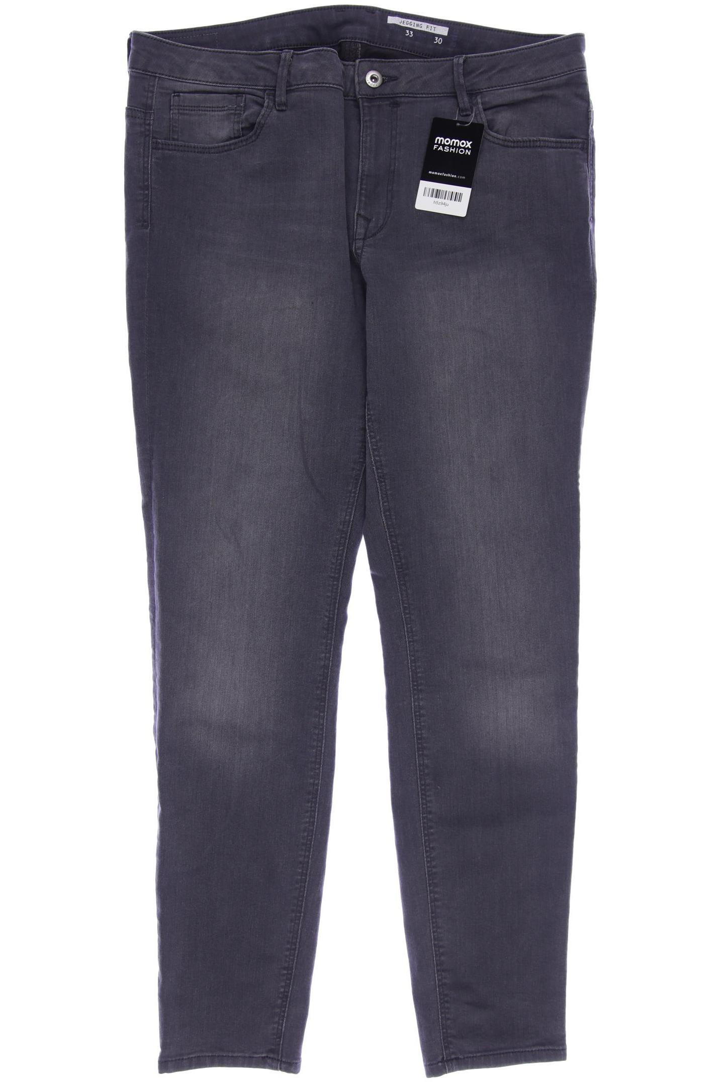 

edc by Esprit Damen Jeans, grau, Gr. 33