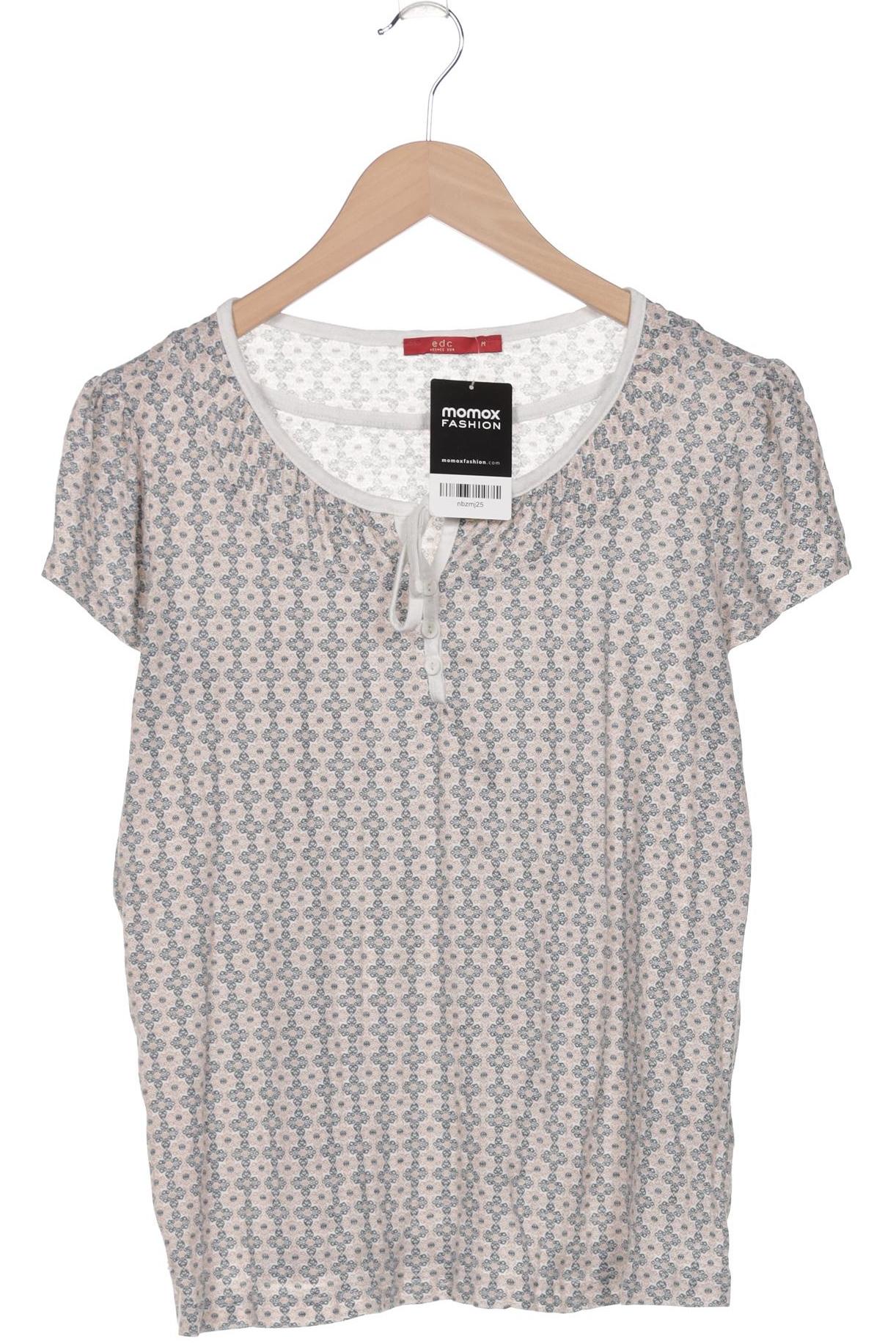 

edc by Esprit Damen T-Shirt, grau, Gr. 38