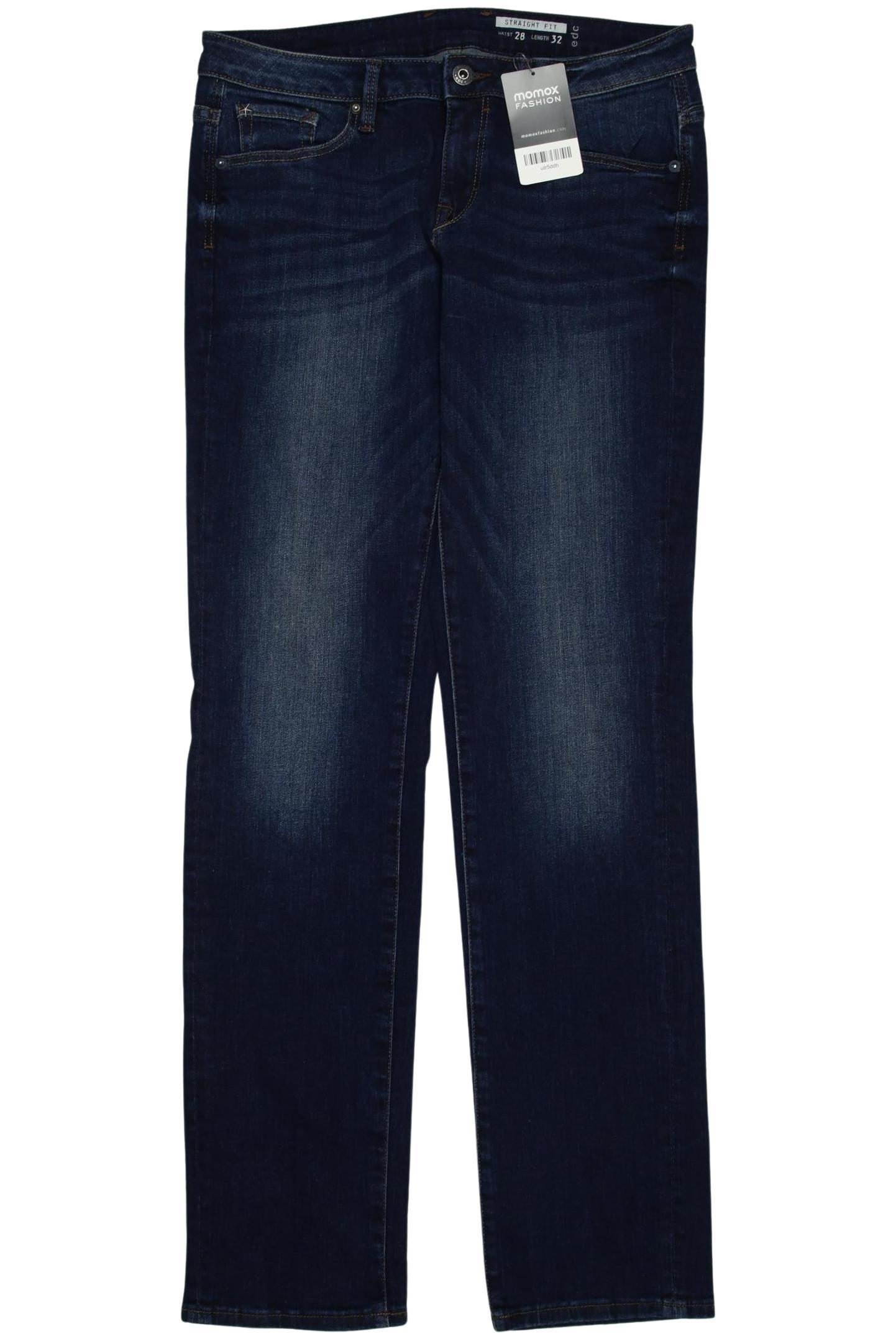 

edc by Esprit Damen Jeans, marineblau, Gr. 28