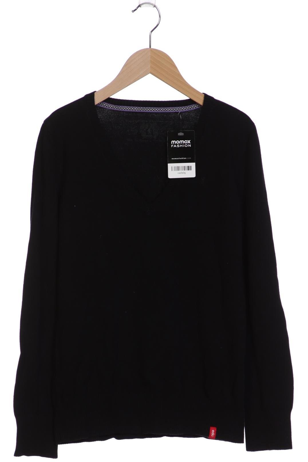 

edc by Esprit Damen Pullover, schwarz, Gr. 42