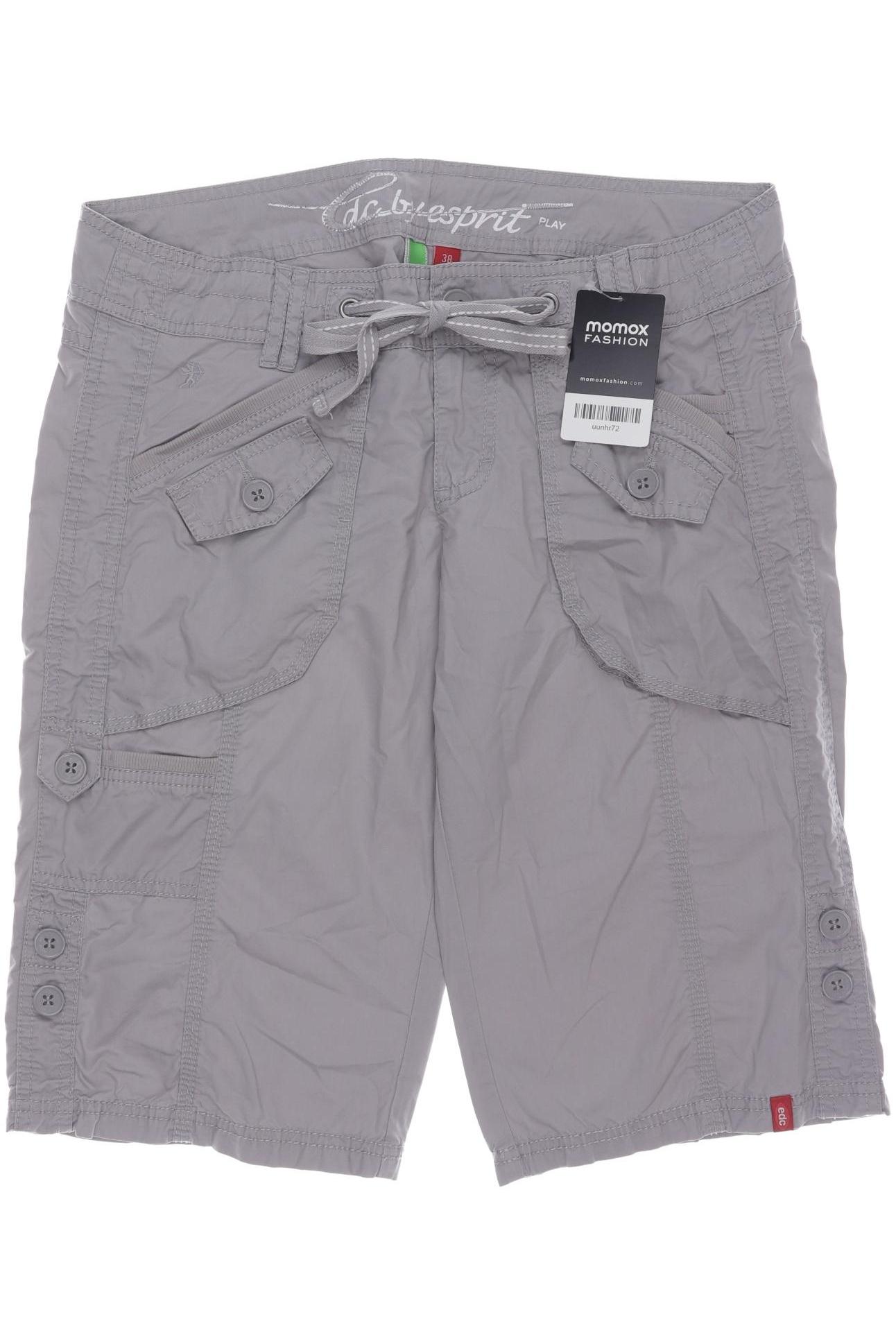 

edc by Esprit Damen Shorts, grau, Gr. 38