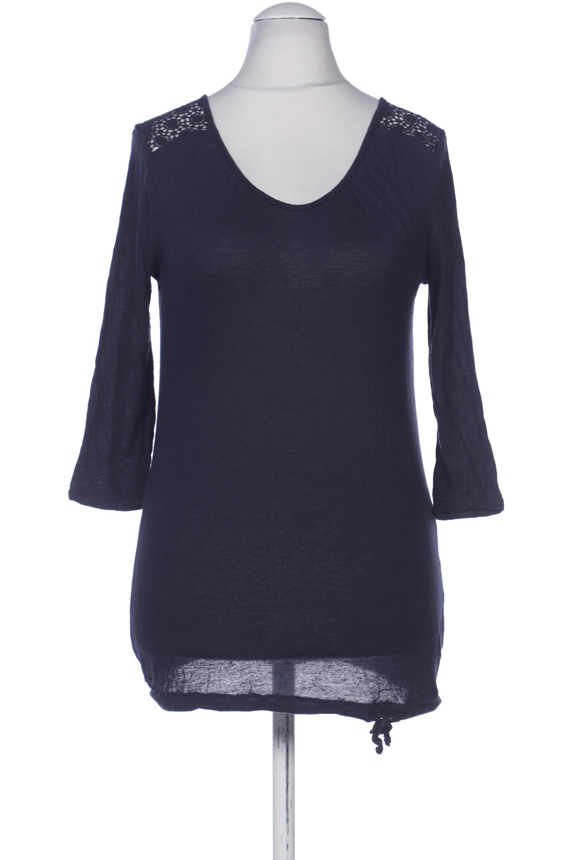 

edc by Esprit Damen Langarmshirt, marineblau, Gr. 38