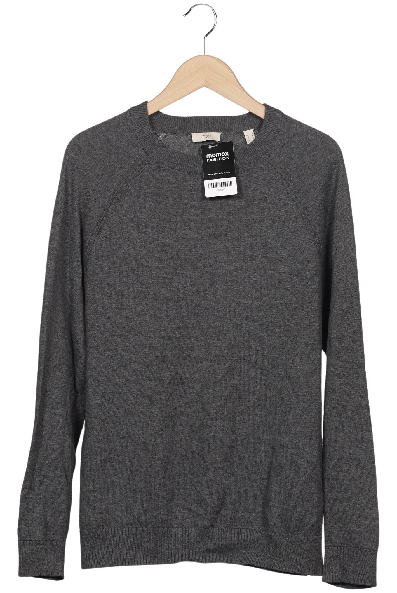 

edc by Esprit Herren Pullover, grau, Gr. 48