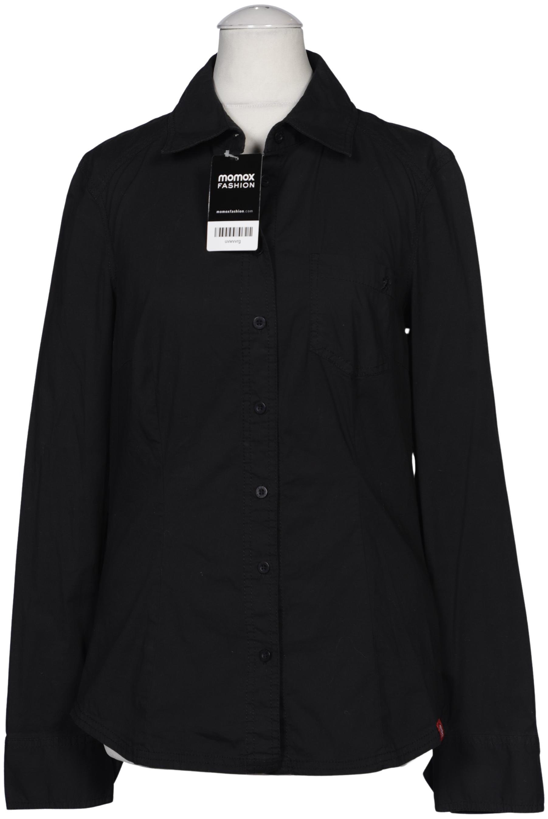 

edc by Esprit Damen Bluse, schwarz, Gr. 36