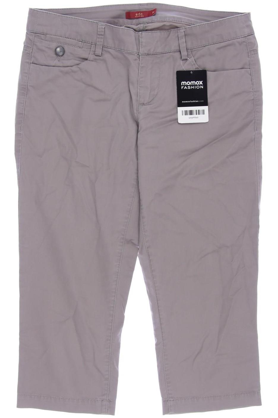 

edc by Esprit Damen Stoffhose, grau