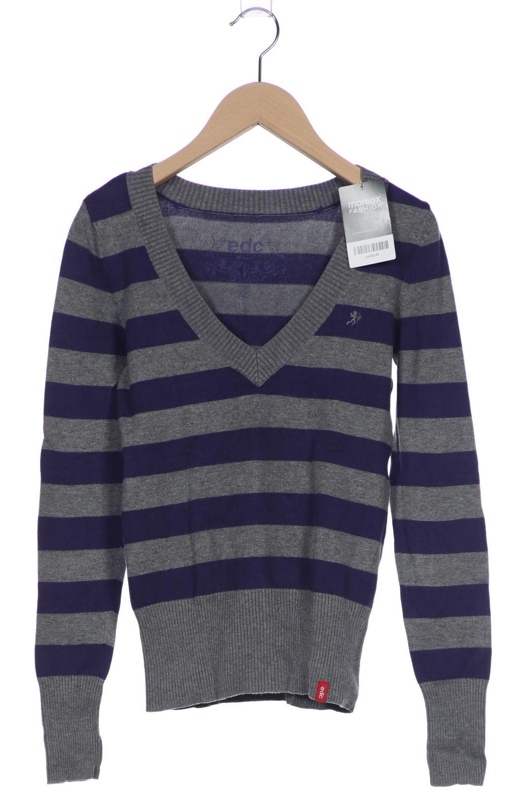 

edc by Esprit Damen Pullover, grau, Gr. 34