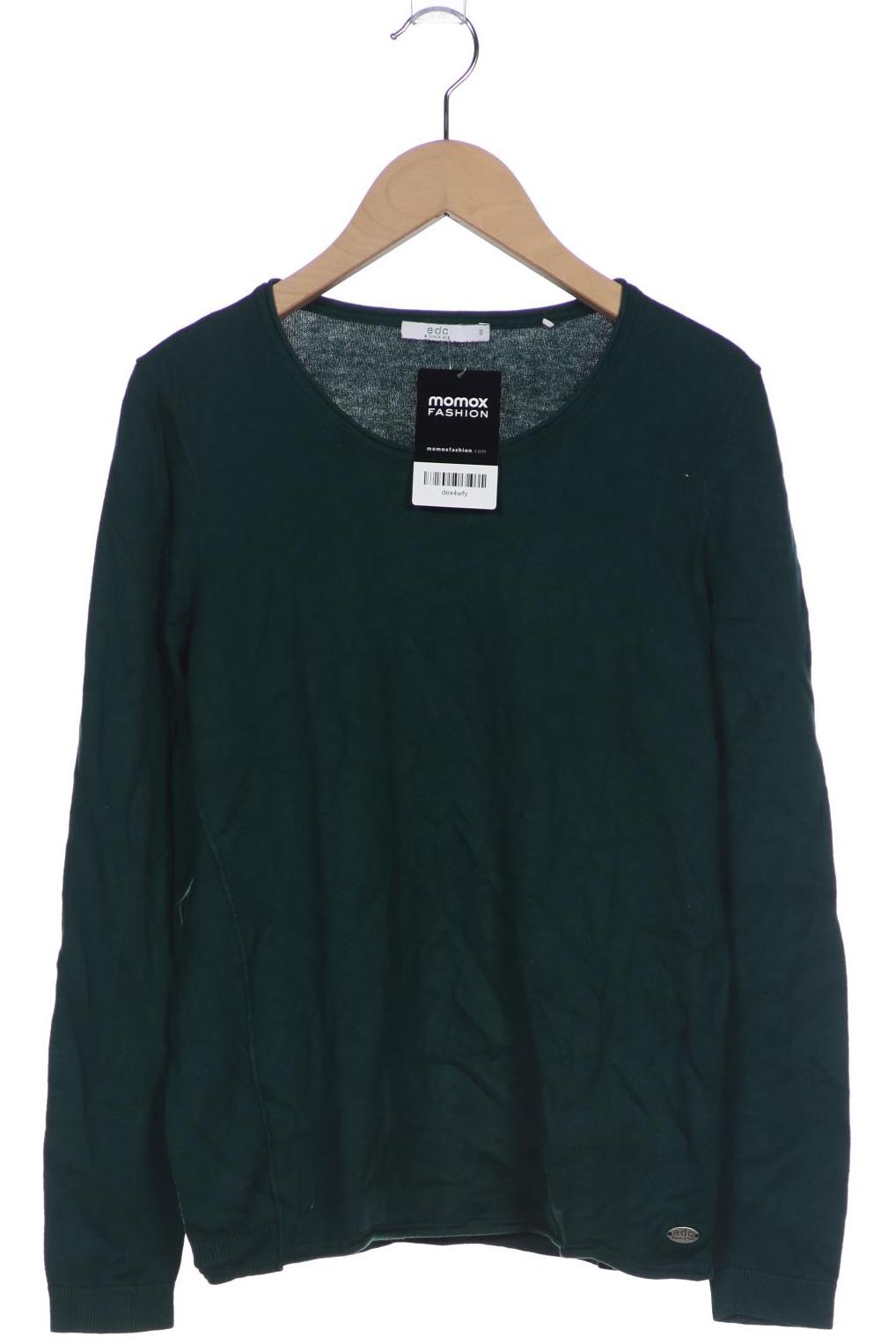 

edc by Esprit Damen Pullover, grün, Gr. 36