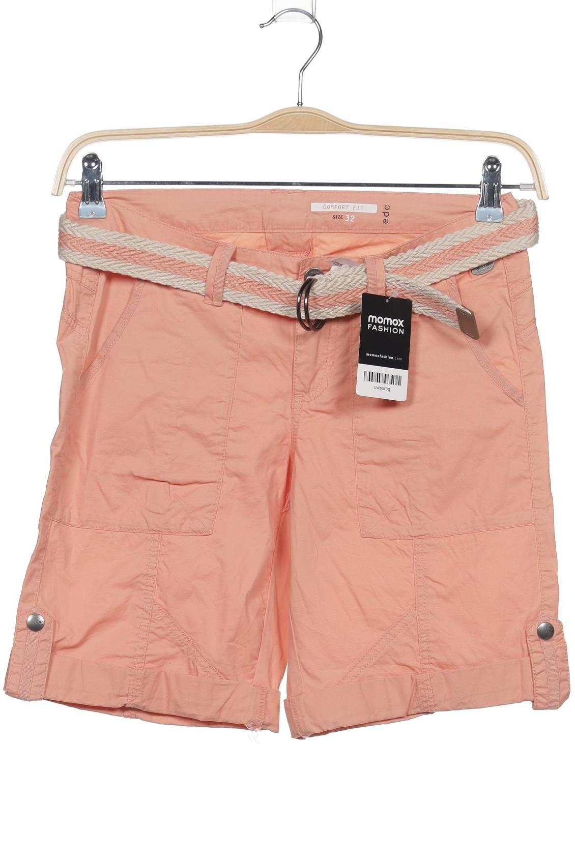 

edc by Esprit Damen Shorts, orange, Gr. 32