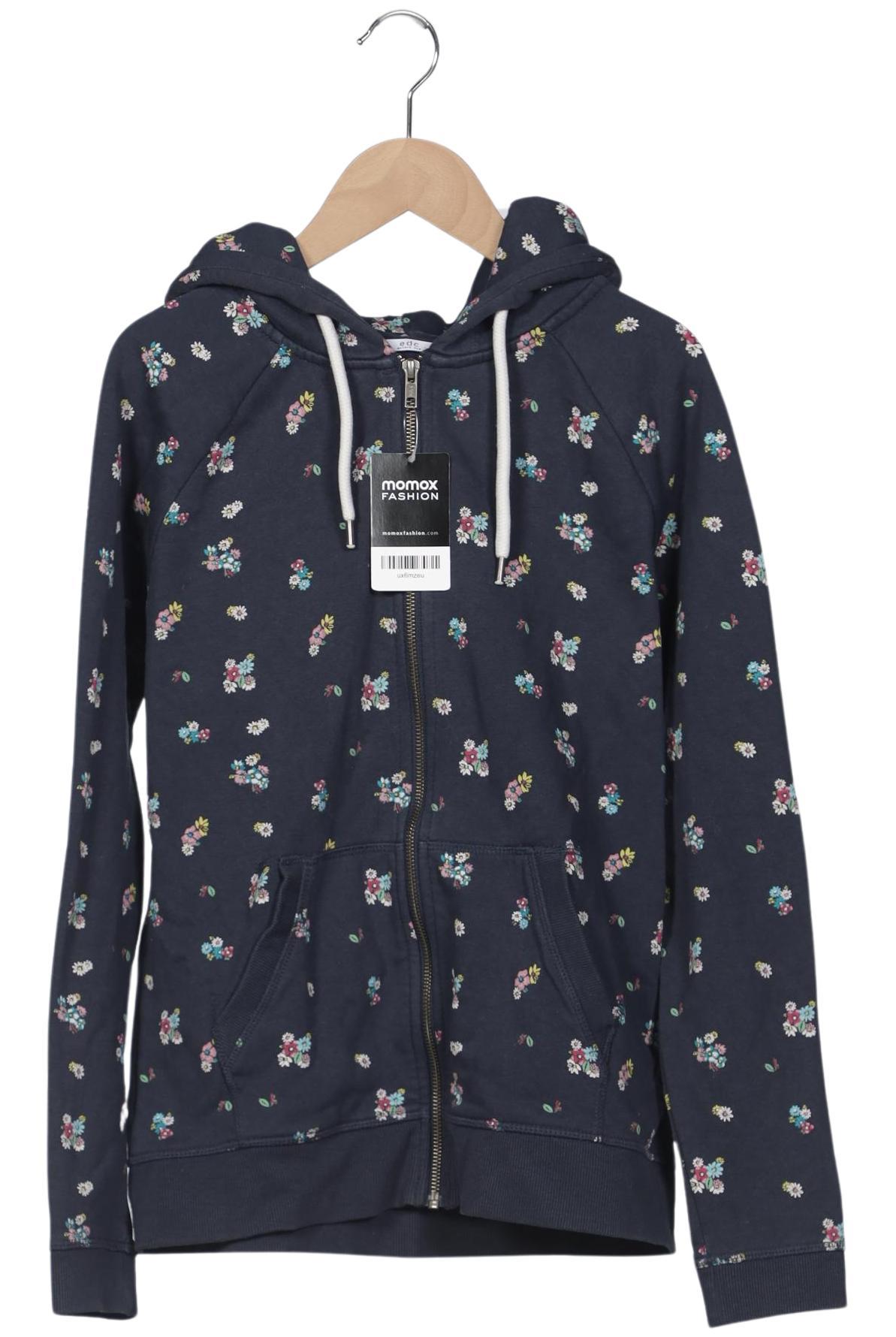 

edc by Esprit Damen Kapuzenpullover, marineblau, Gr. 38