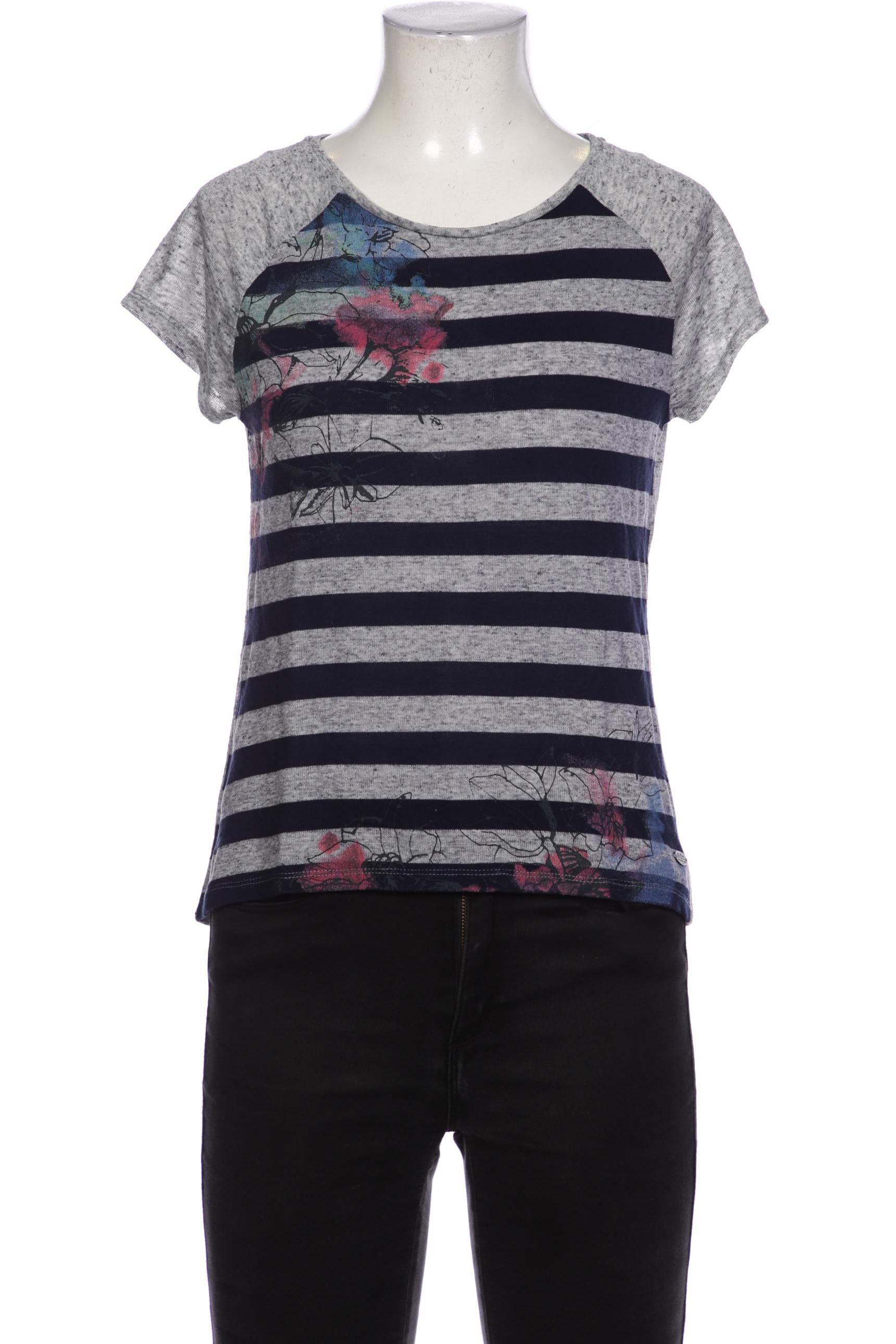 

edc by Esprit Damen T-Shirt, grau, Gr. 34