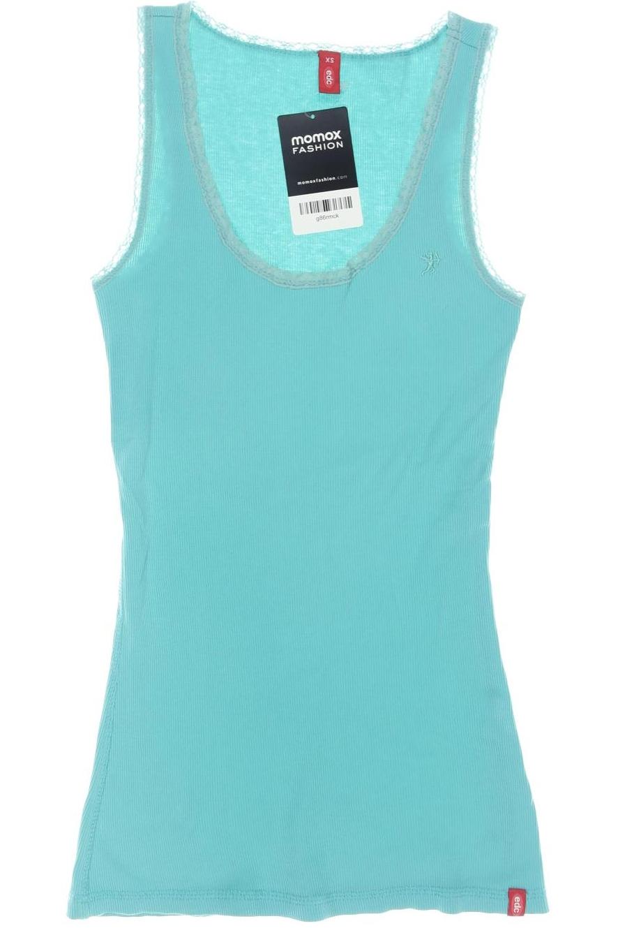 

edc by Esprit Damen Top, hellblau, Gr. 34