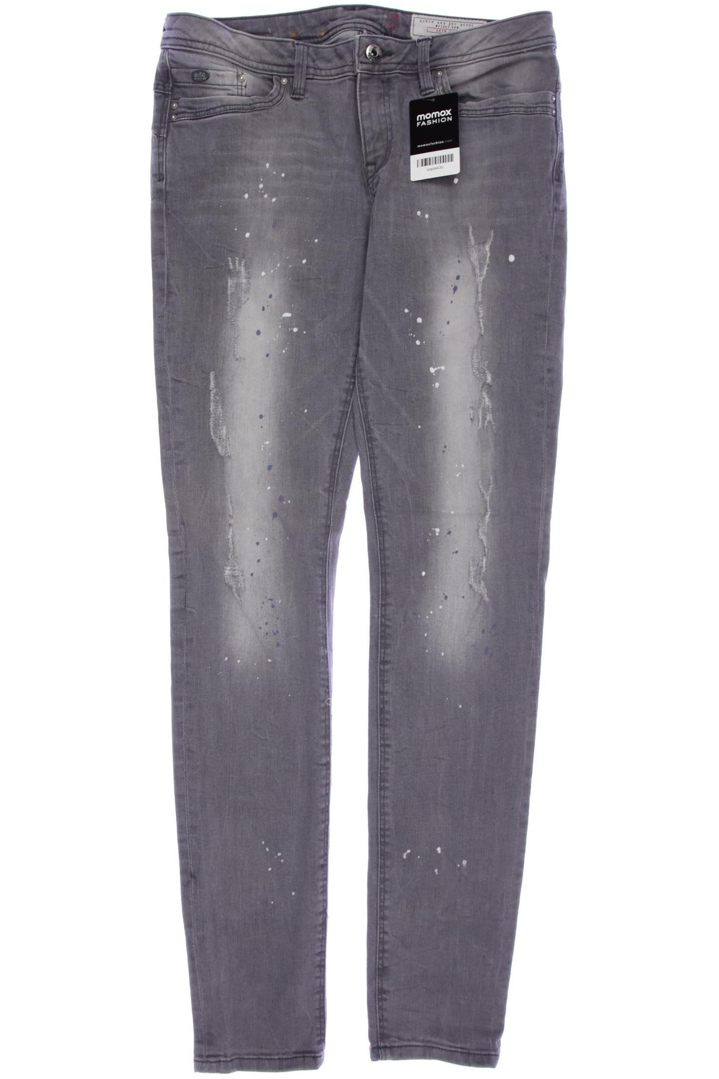 

edc by Esprit Damen Jeans, grau, Gr. 30